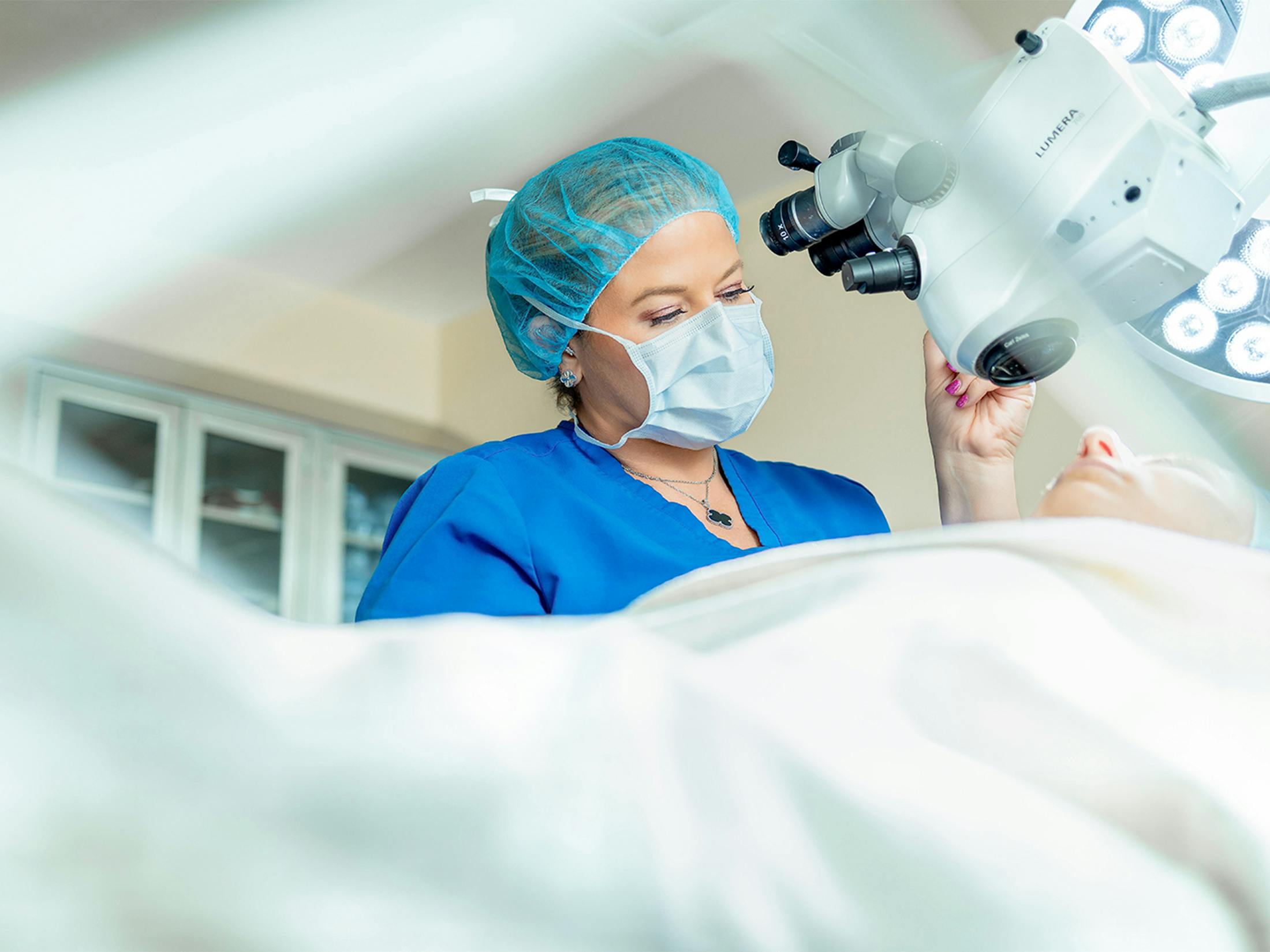 doctor during procedure