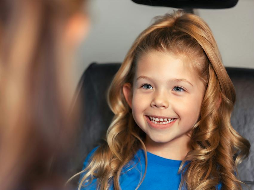 child smiling