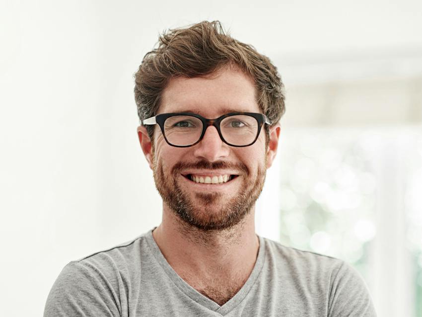 Man smiling