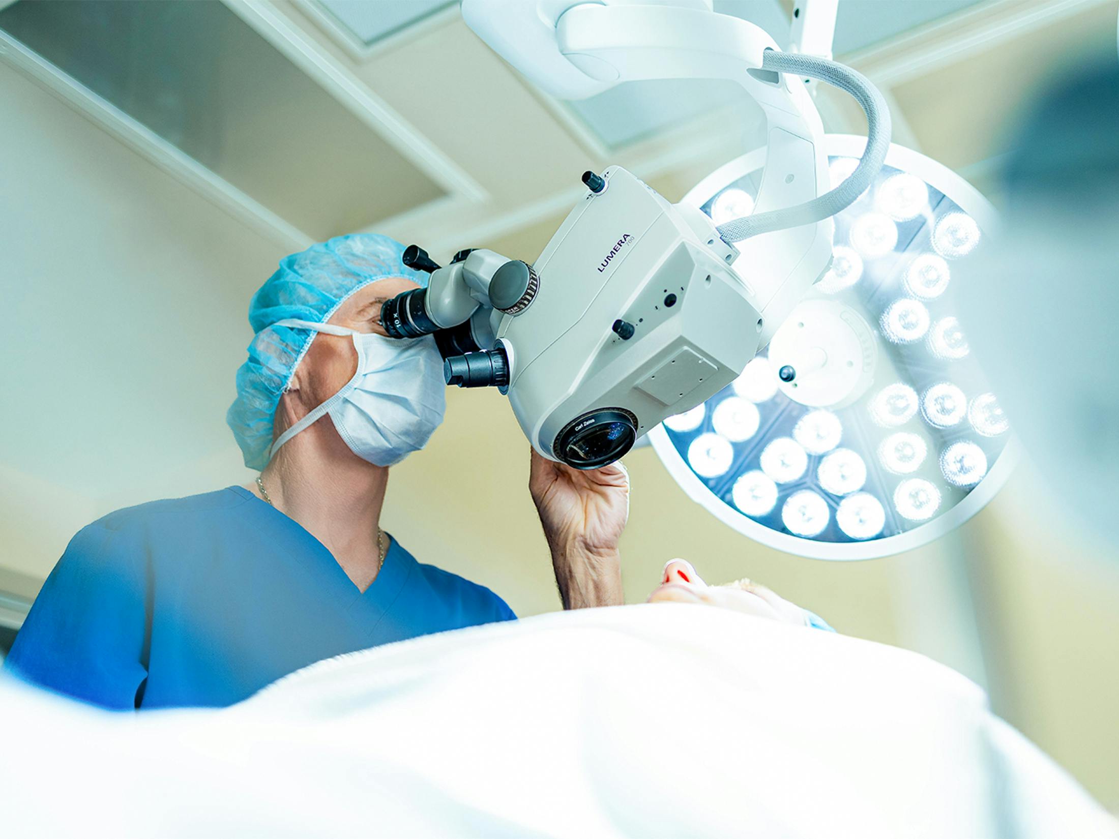 doctor looking at a patient