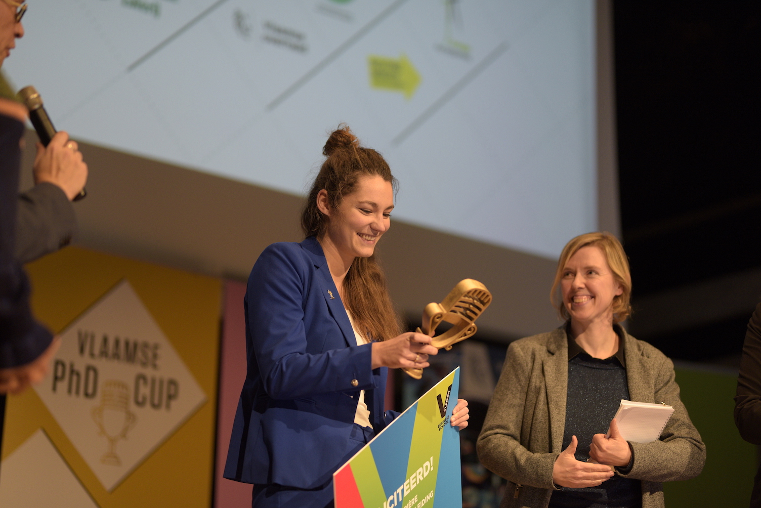 Angelique Van Ombergen, de laureate van de Vlaamse PhD Cup 2018