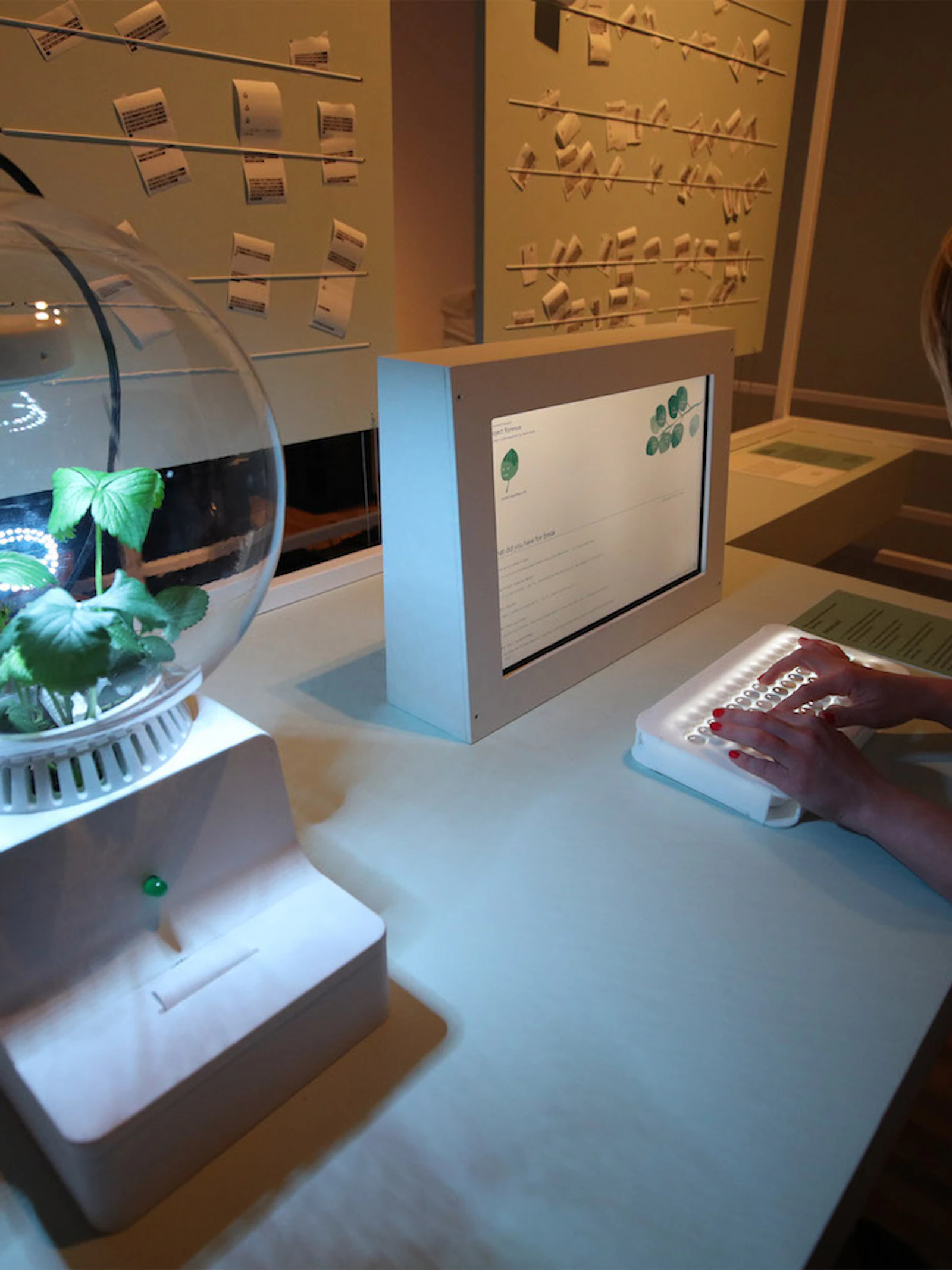 Via een computer communiceren met een plant: het kan op de expo FOOD: Bigger than a plate.
