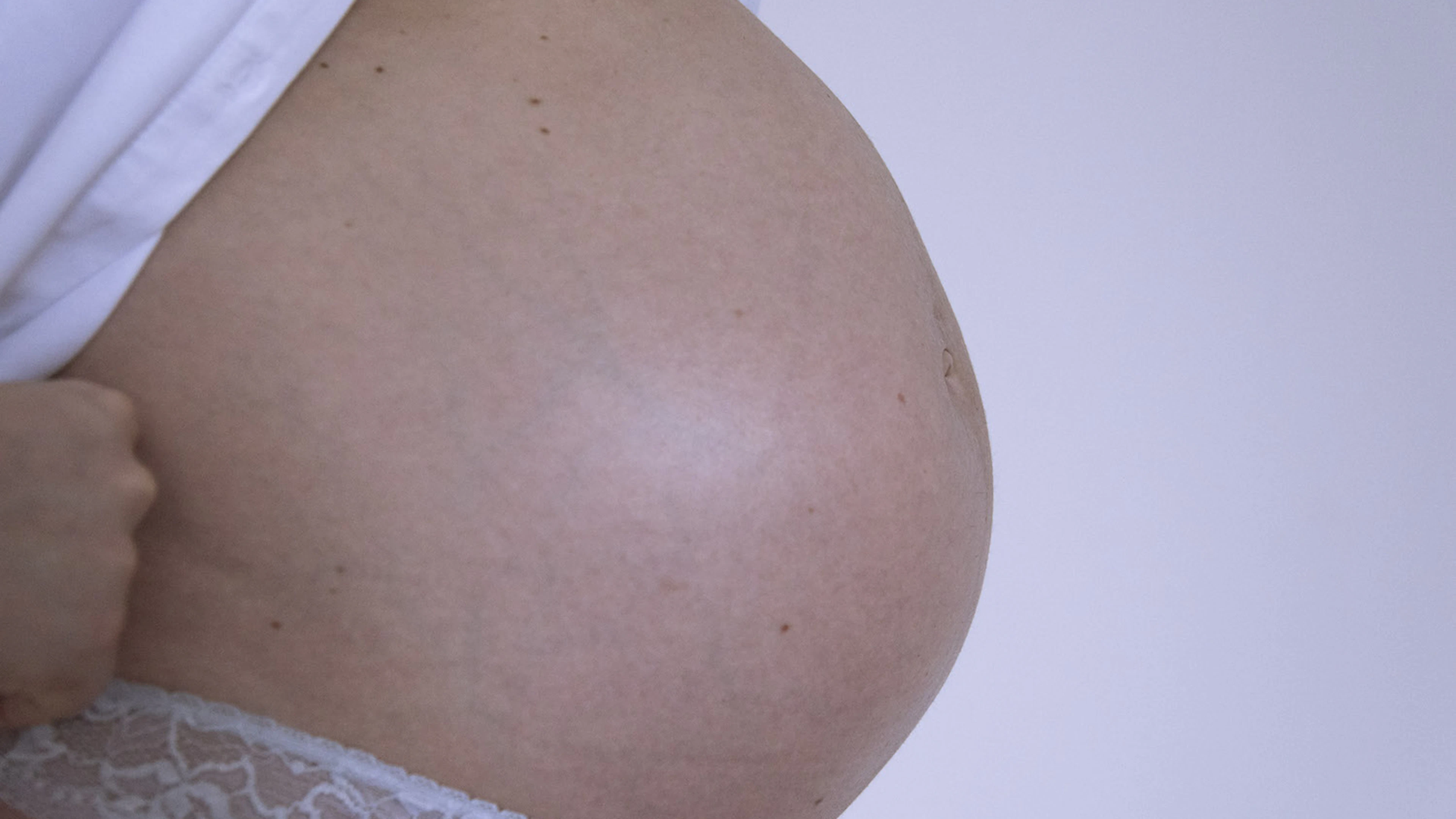 Roet al heel vroeg in placenta