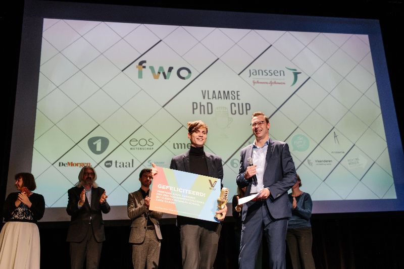Jonas Roelens wint Vlaamse PhD Cup 2019