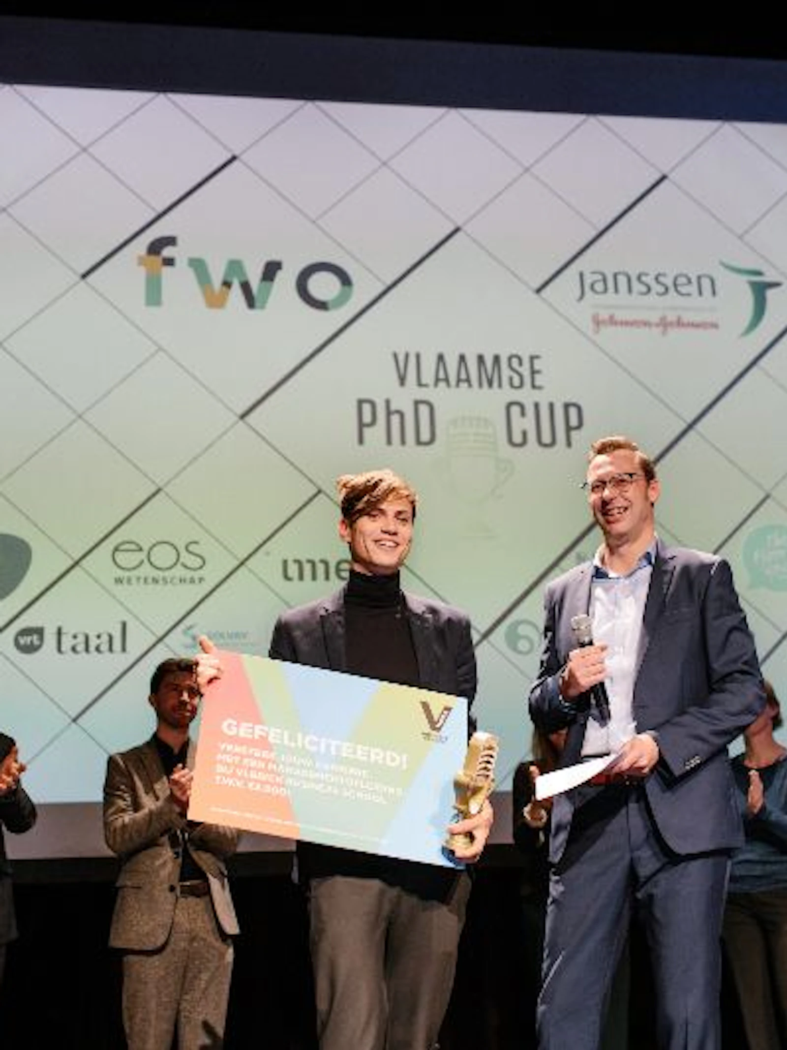 Jonas Roelens wint Vlaamse PhD Cup 2019