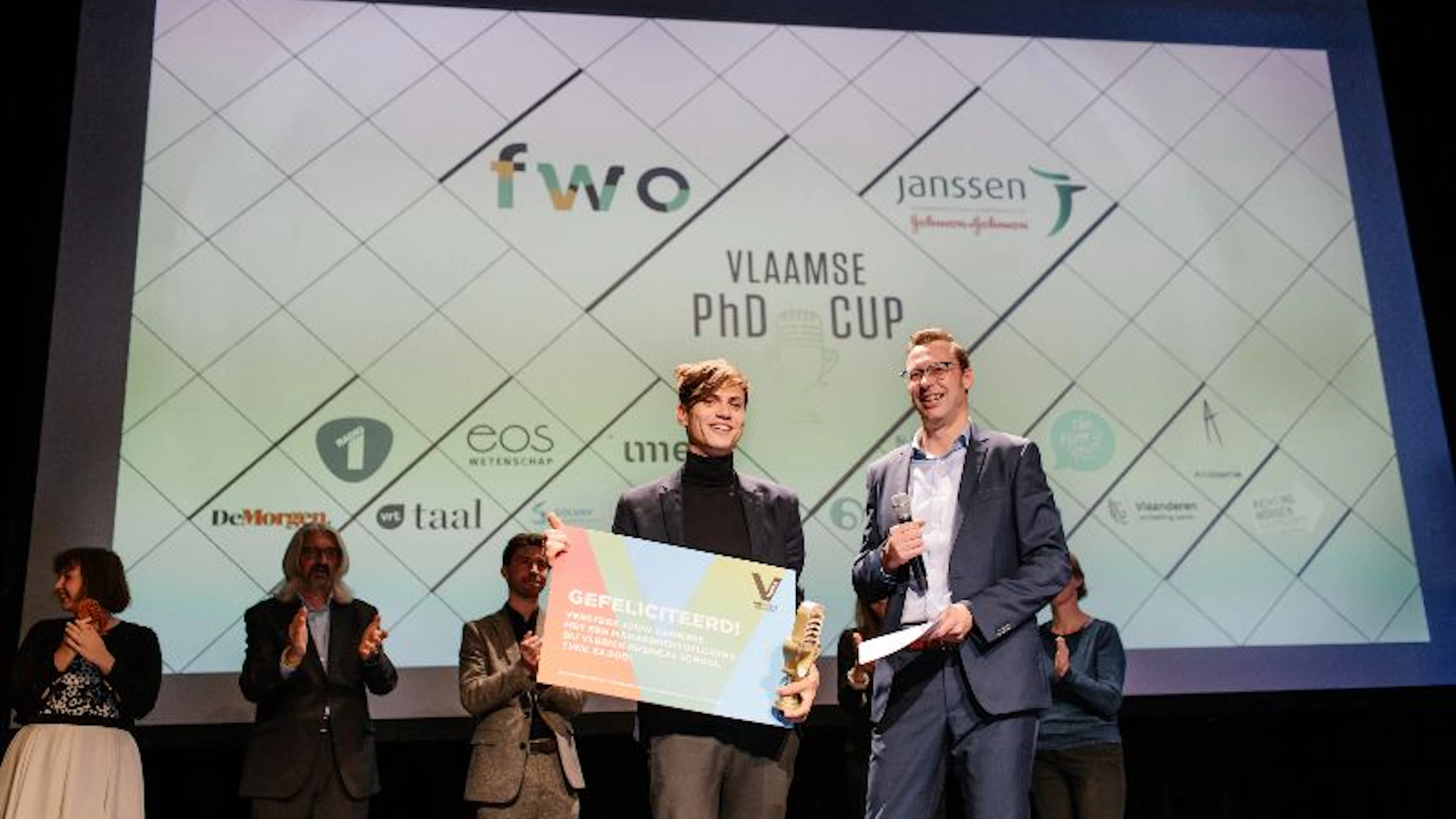 Jonas Roelens wint Vlaamse PhD Cup 2019