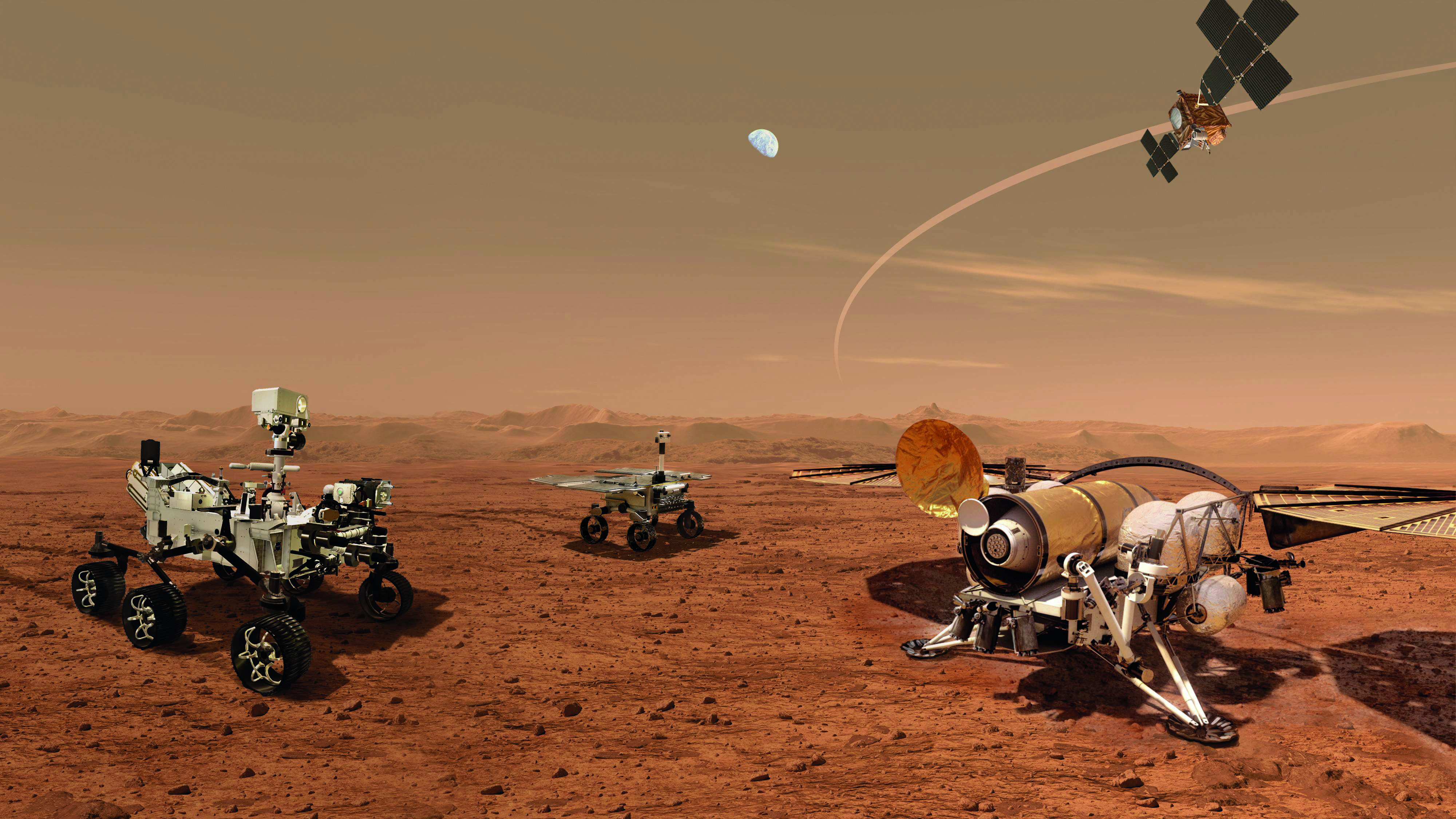 Gymnastiek voor gevorderden: NASA oefent voor een episch vangspel op Mars