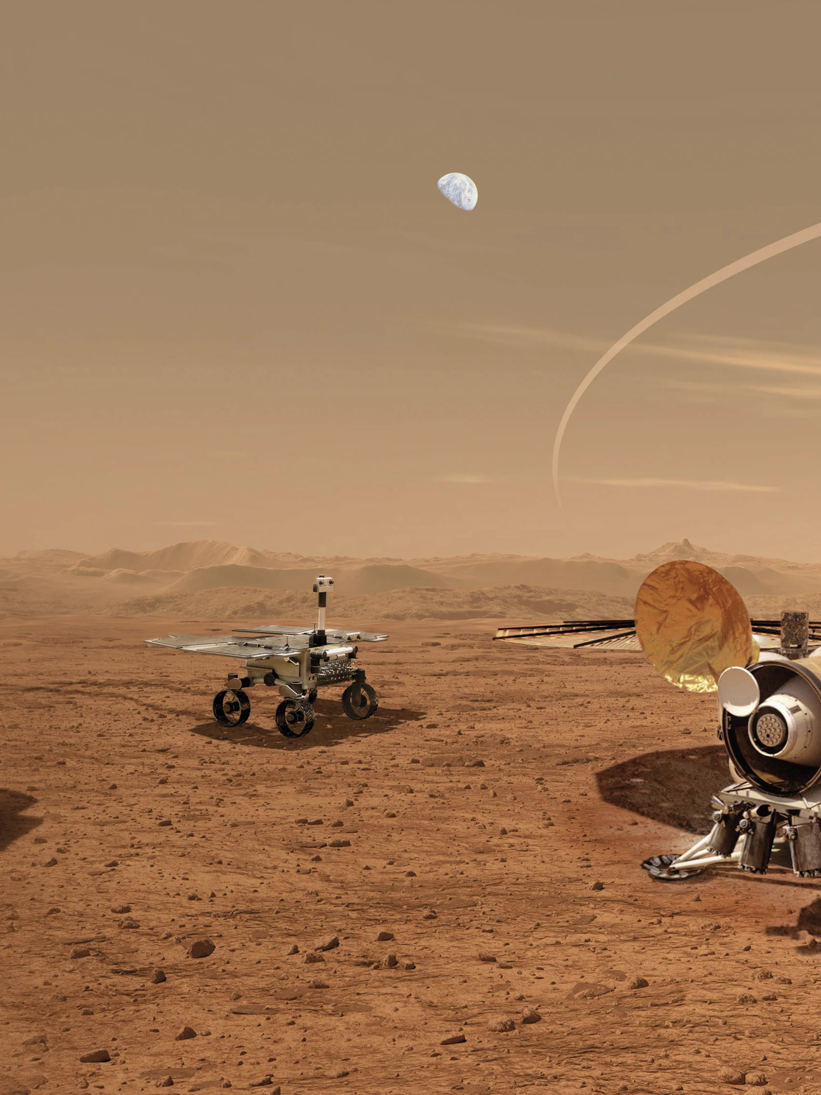 Opstelling Mars Sample Return Gymnastiek voor gevorderden: NASA oefent voor een episch vangspel op Mars