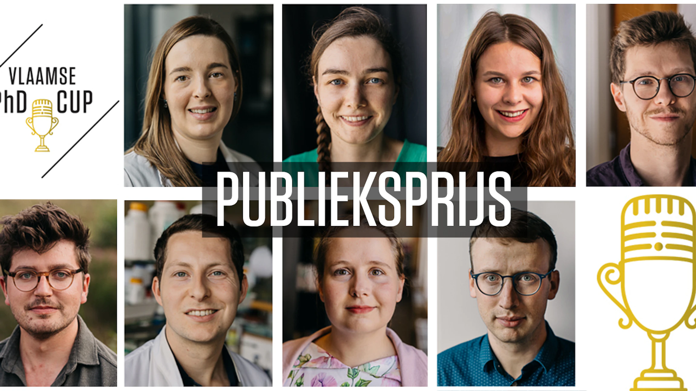Welke wetenschapper krijgt jouw stem voor de Vlaamse PhD Cup 2024?