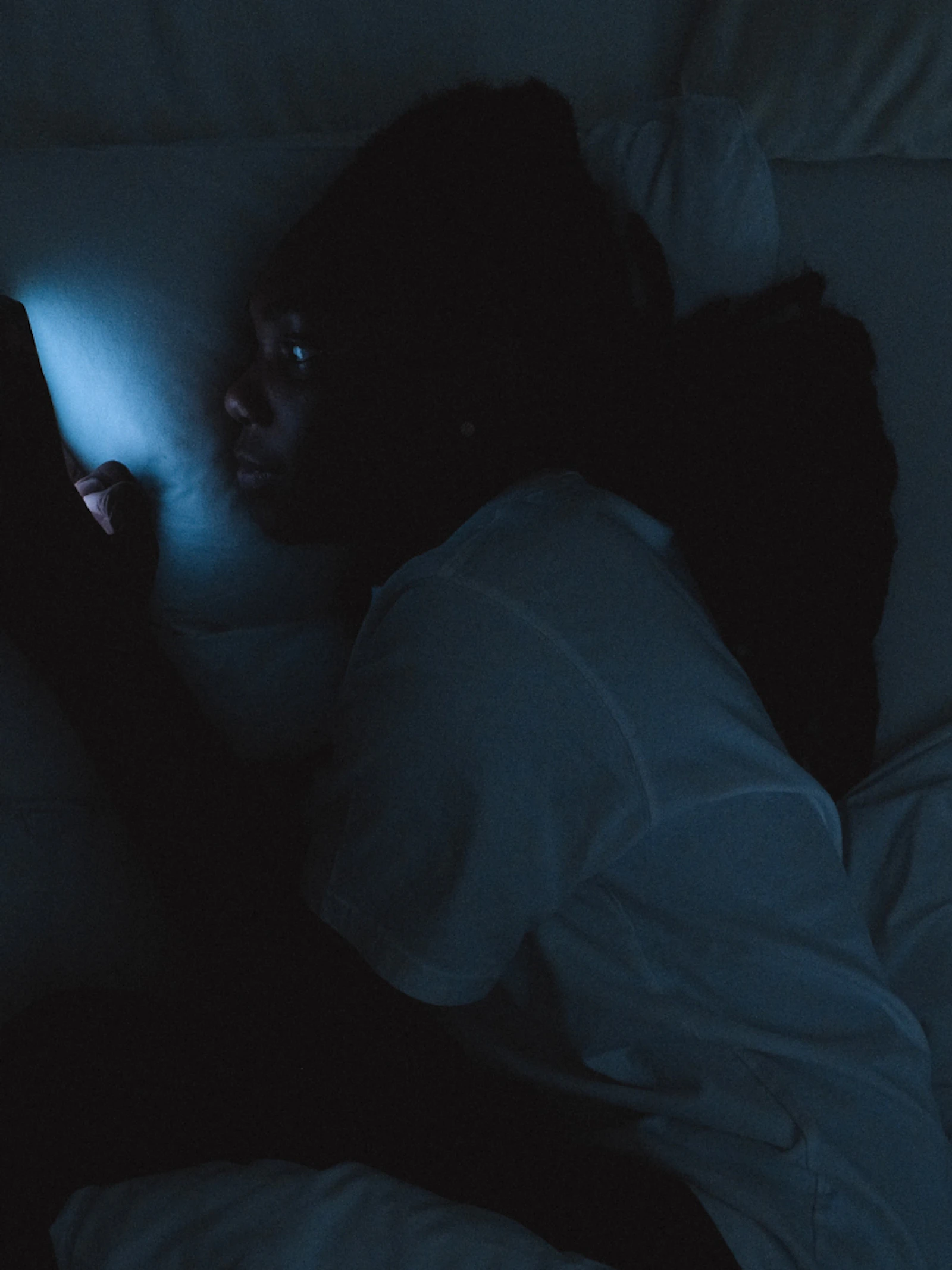 Smartphone in bed © Shvets Smartphone in bed © Shvets