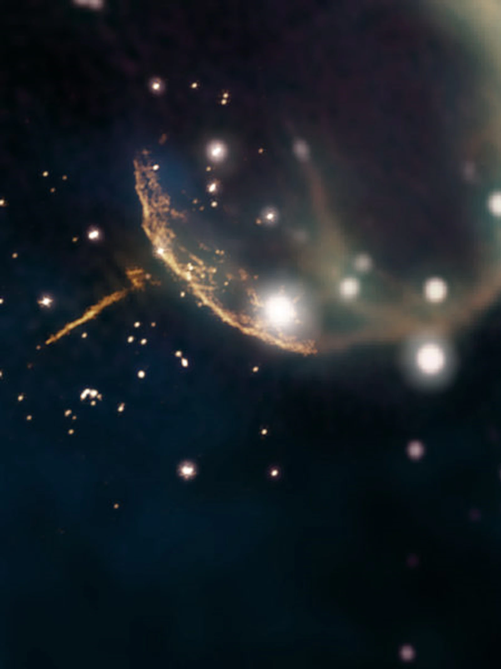 Pulsar racet als kanonskogel door het heelal