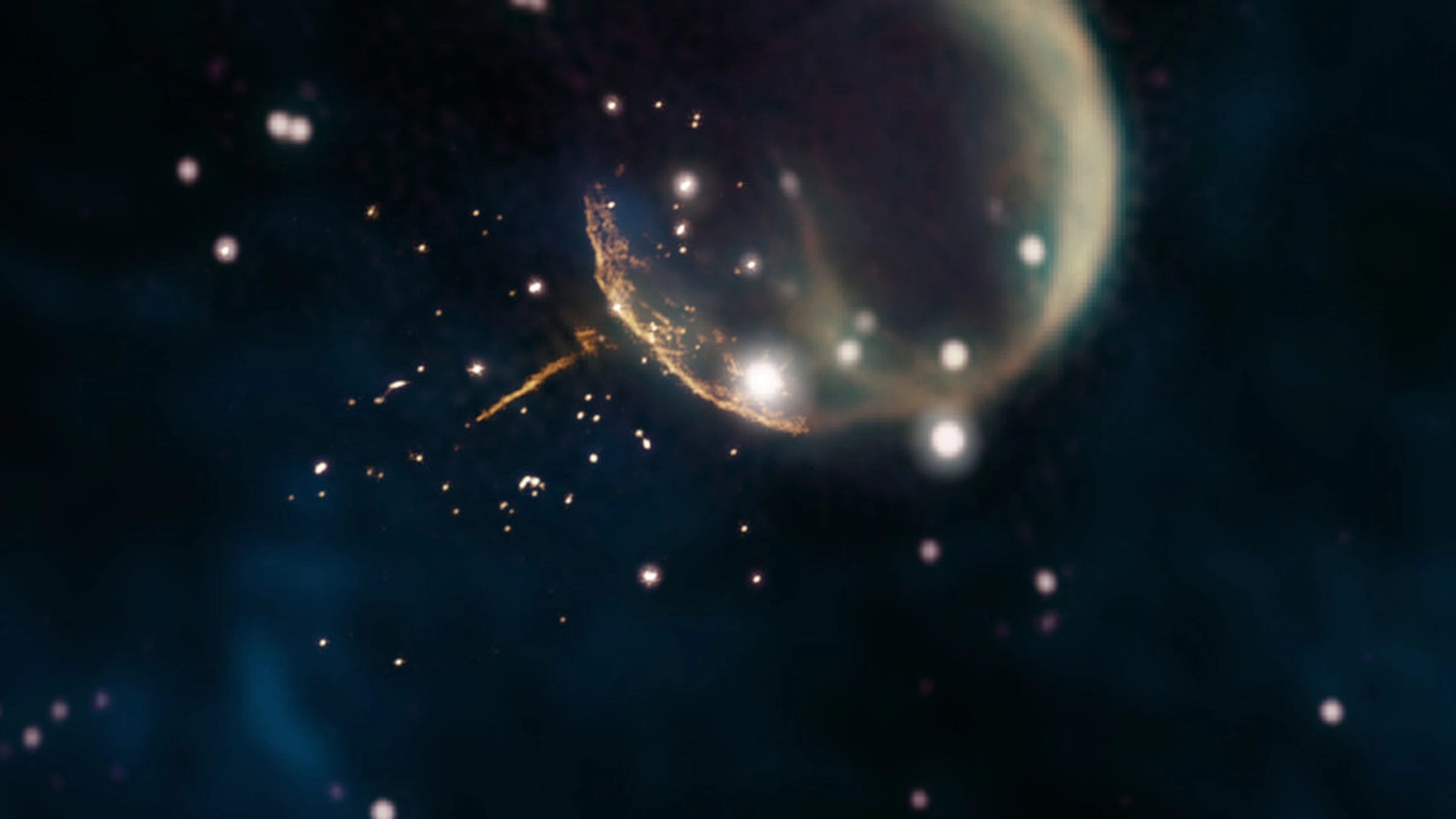 Pulsar racet als kanonskogel door het heelal