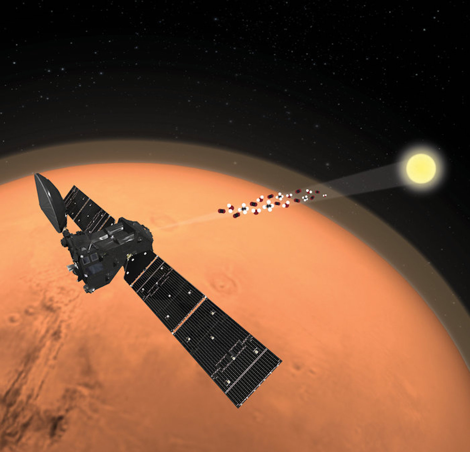 Mogelijke oplossing voor methaanraadsel op Mars