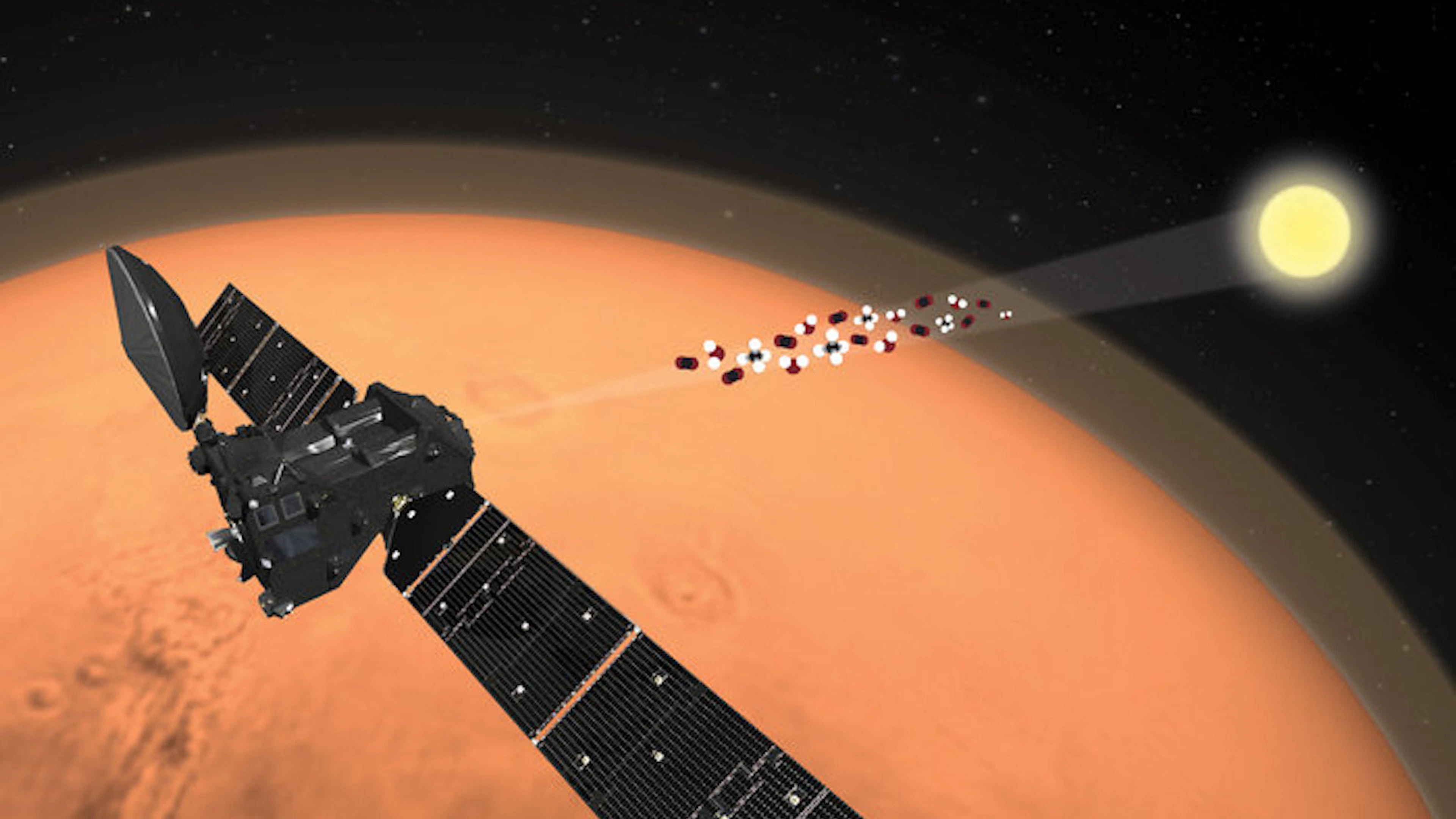Mogelijke oplossing voor methaanraadsel op Mars