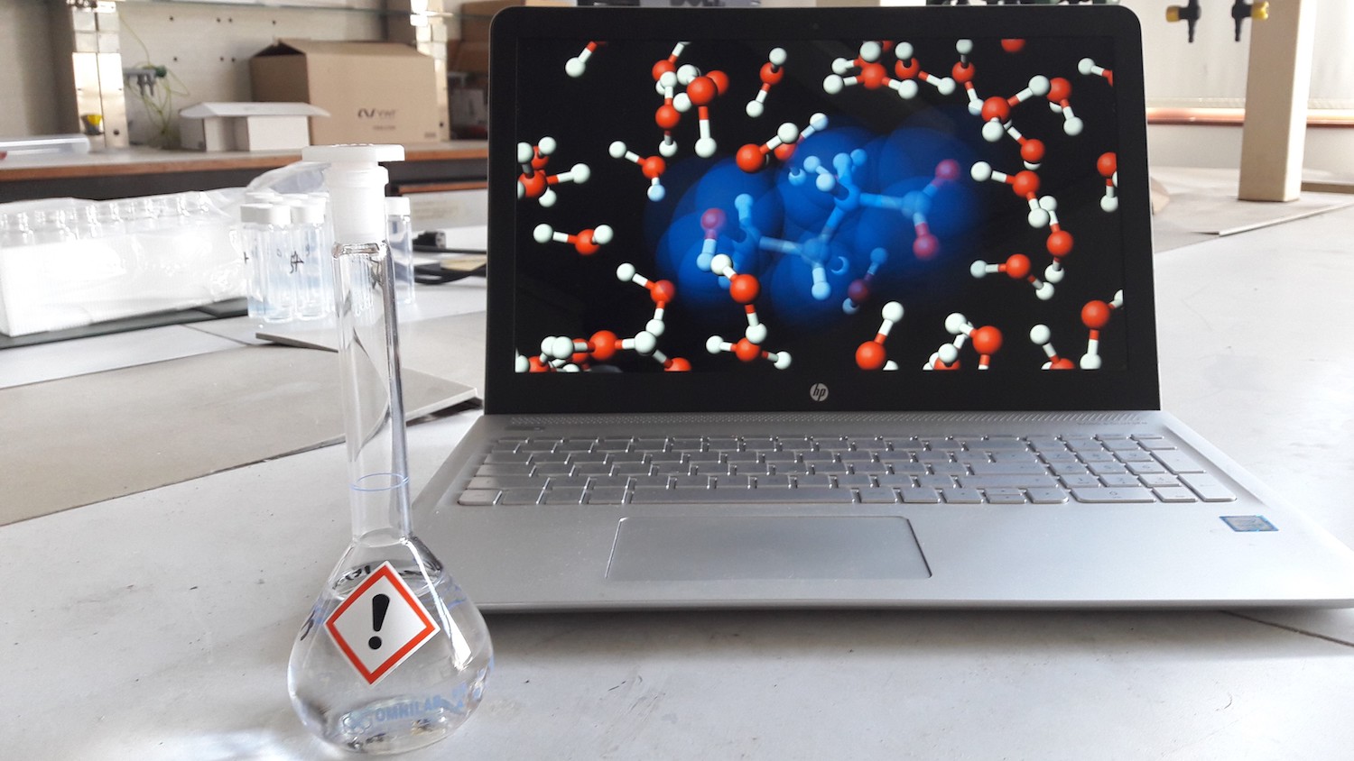 Chemicus zonder reageerbuis
