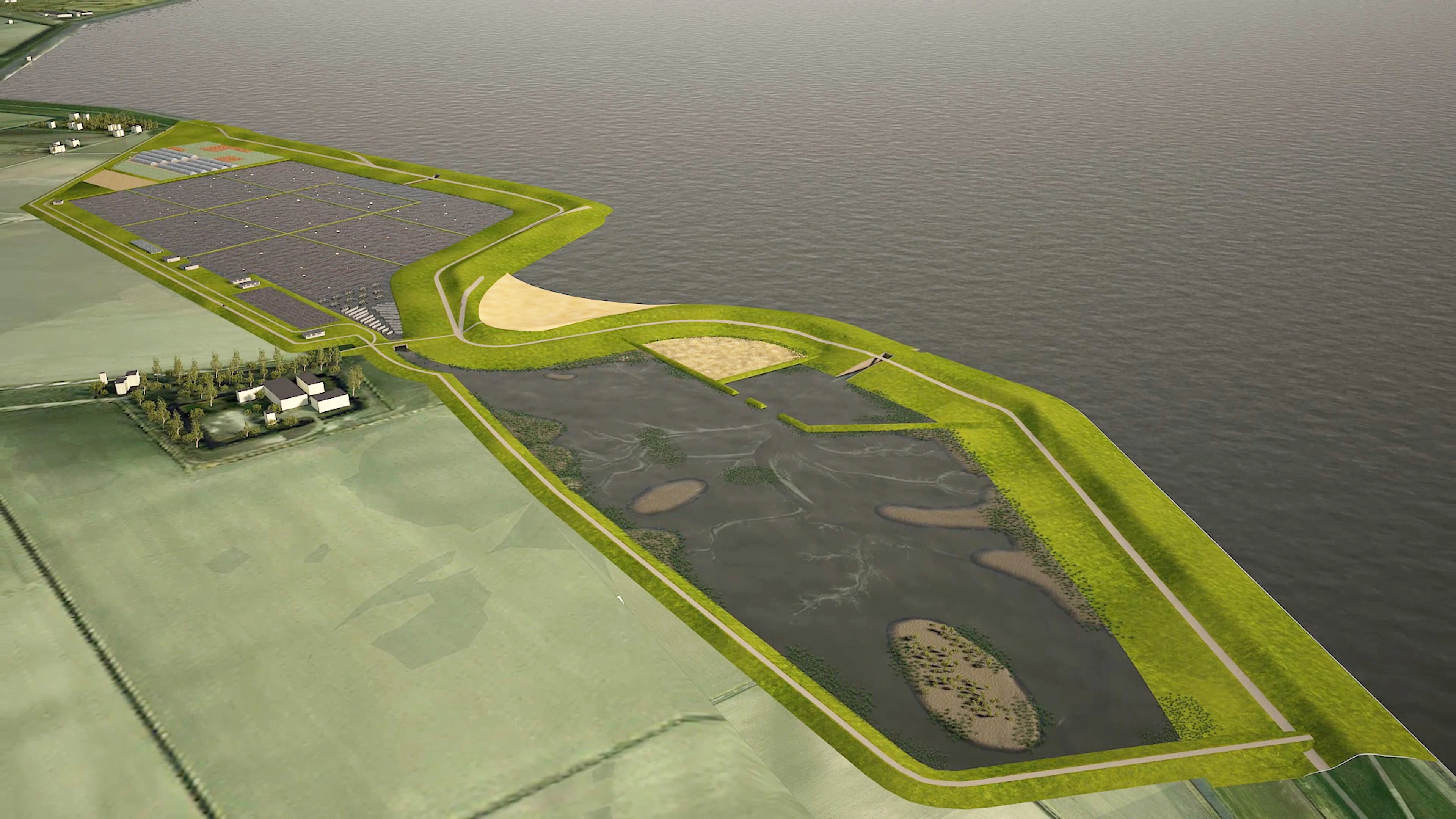 Nederland start proefproject met dubbele dijken