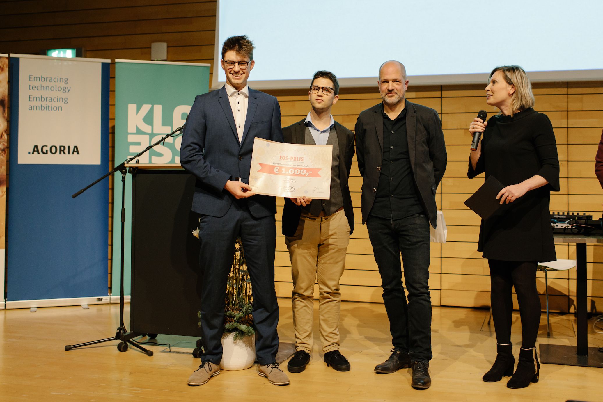 Timon Vankeirsbilck en Stefaan Jacobs winnen de Eosprijs 2019