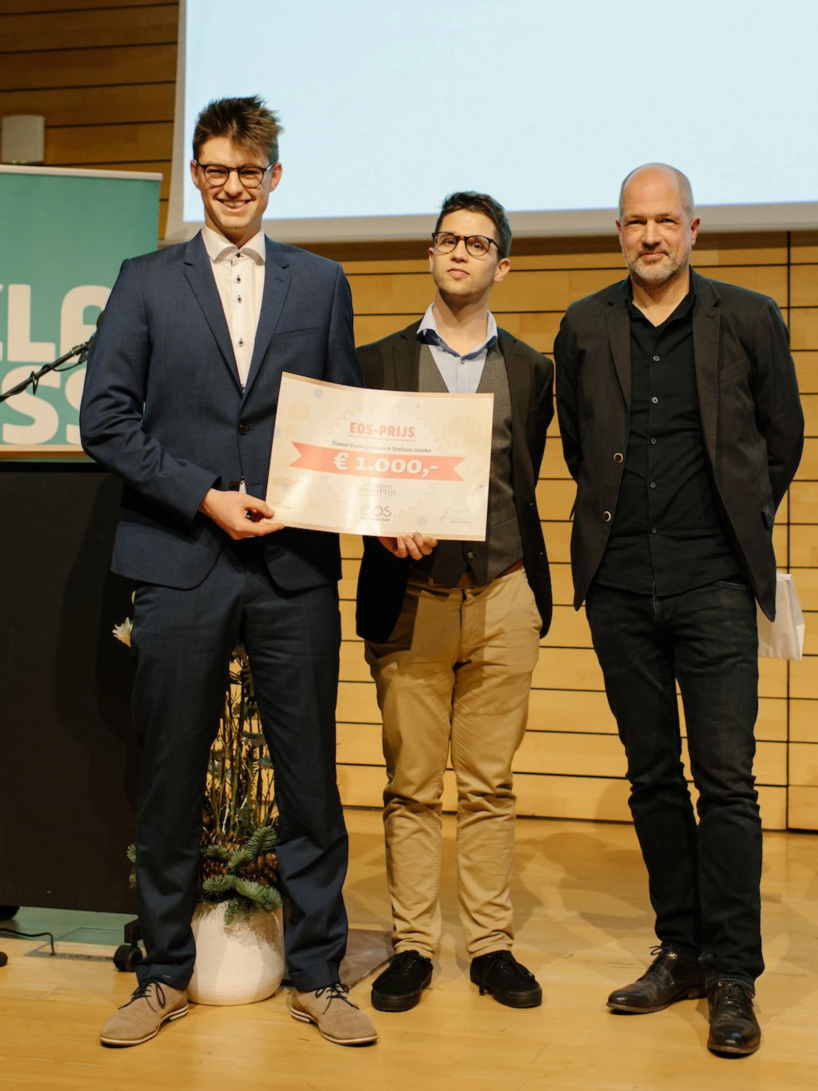 Timon Vankeirsbilck en Stefaan Jacobs winnen de Eosprijs 2019