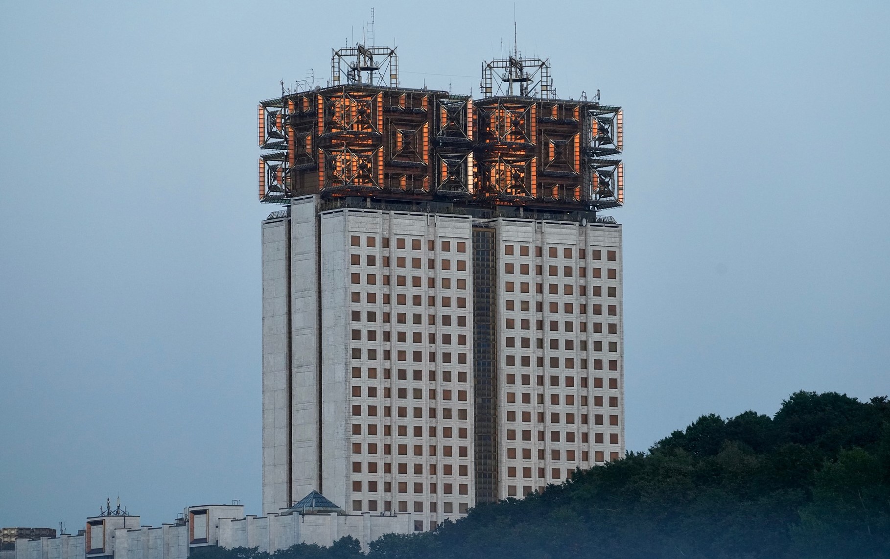 Het gebouw van de Russische Academie voor Wetenschappen.