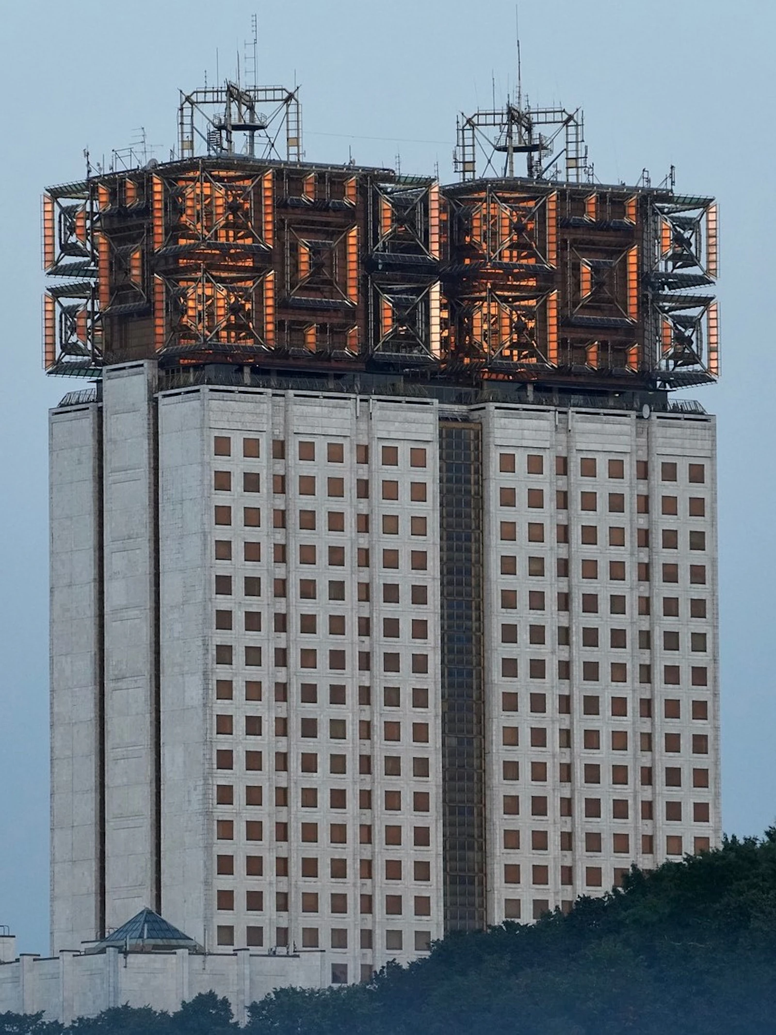 Het gebouw van de Russische Academie voor Wetenschappen.