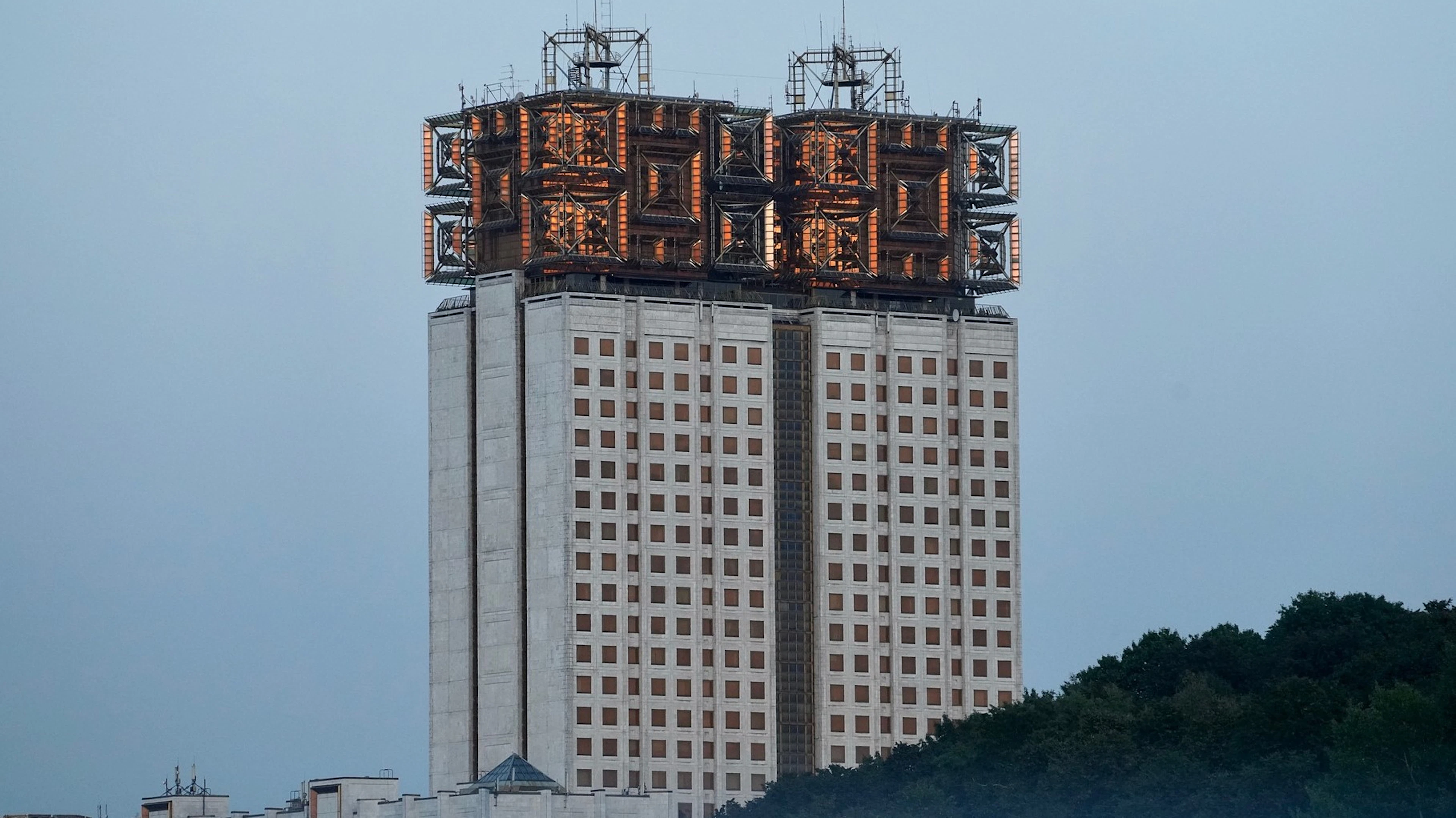 Het gebouw van de Russische Academie voor Wetenschappen.