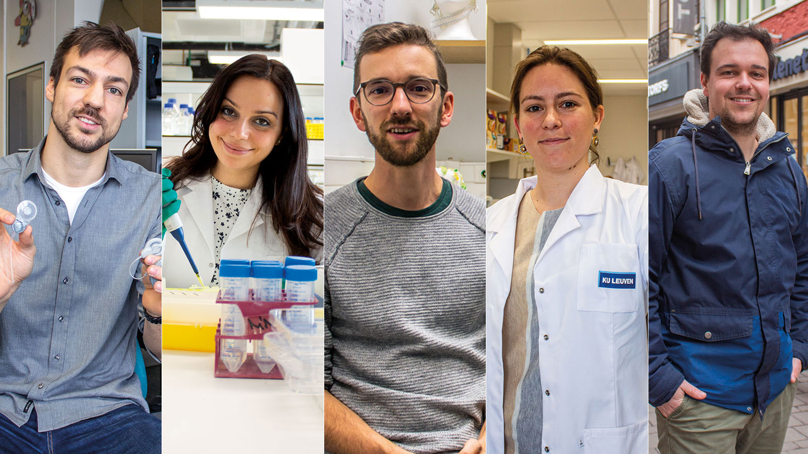 Maak kennis met de vijf laureaten van de Eos Pipet i.s.m. de Jonge Academie
