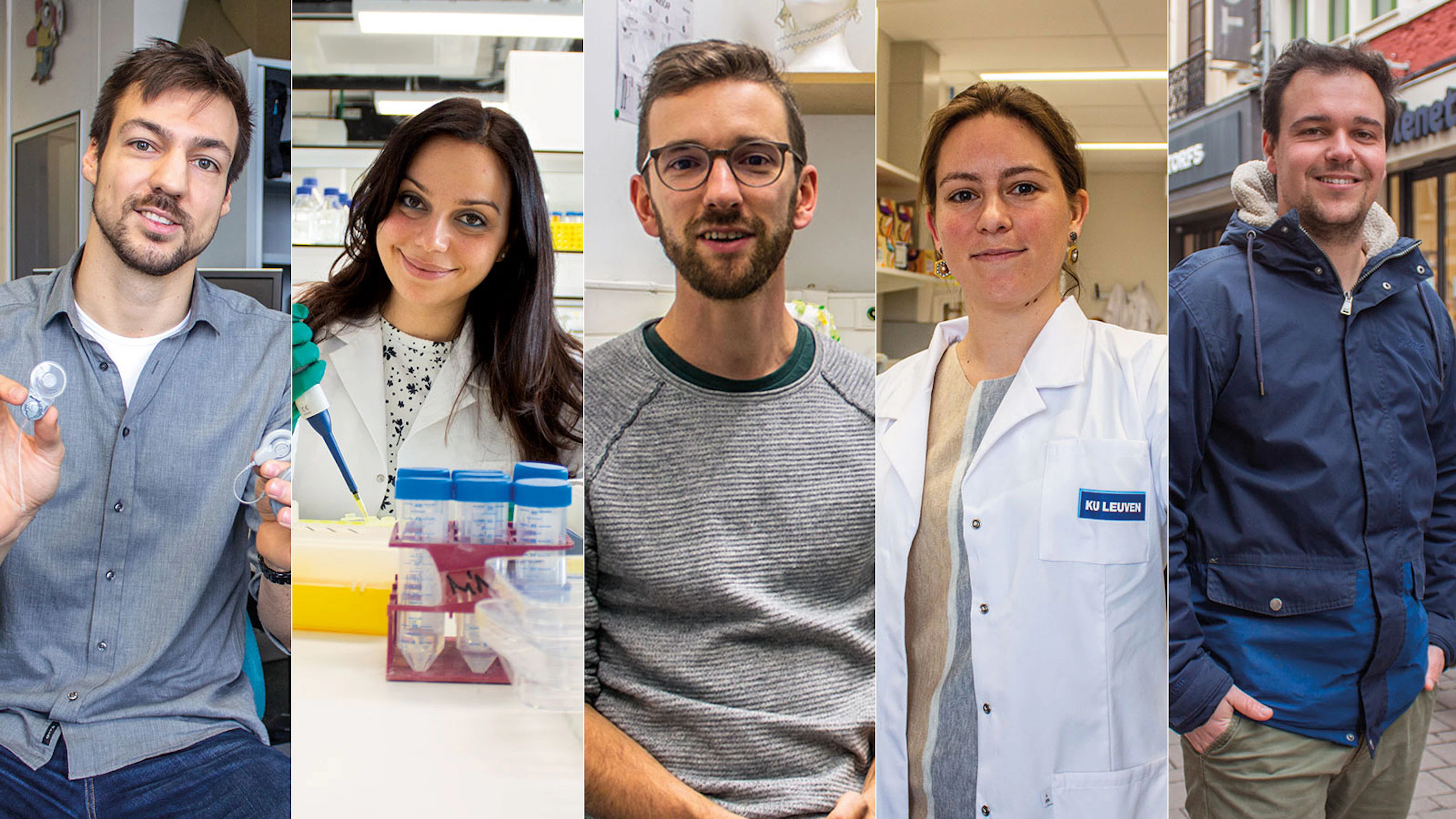 Maak kennis met de vijf laureaten van de Eos Pipet i.s.m. de Jonge Academie