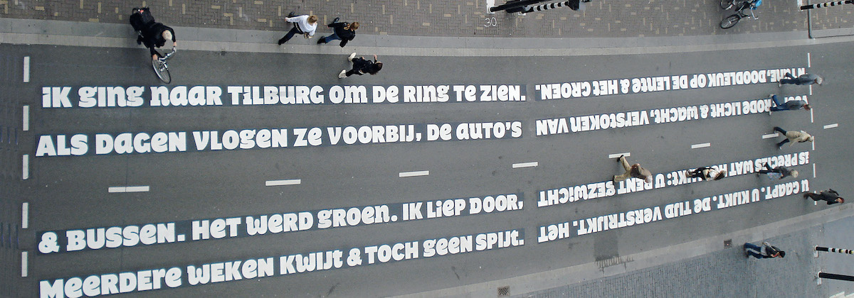Straatpoëzie spotten