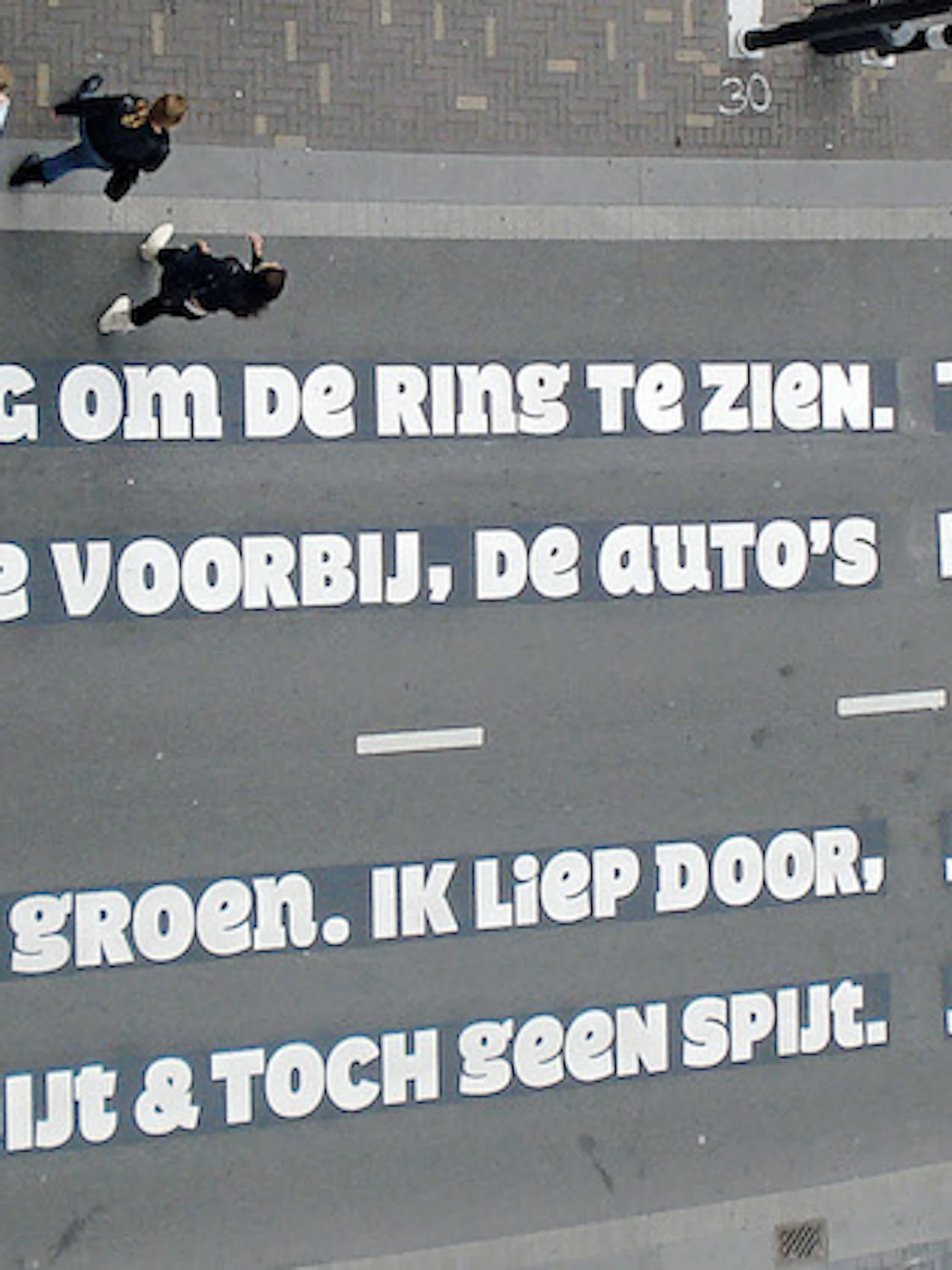 Straatpoëzie spotten