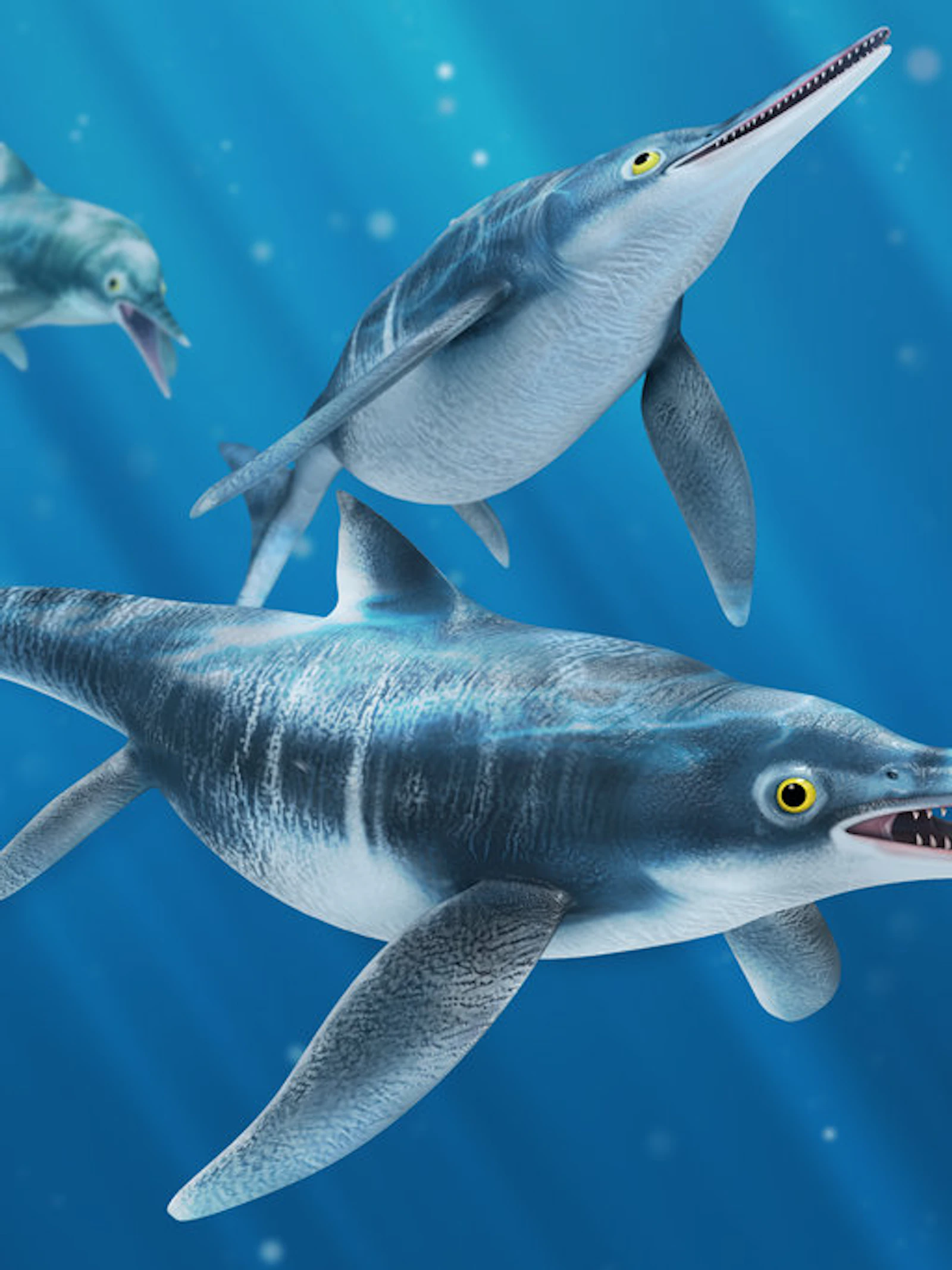 Hengelen naar een ichtyosaurus