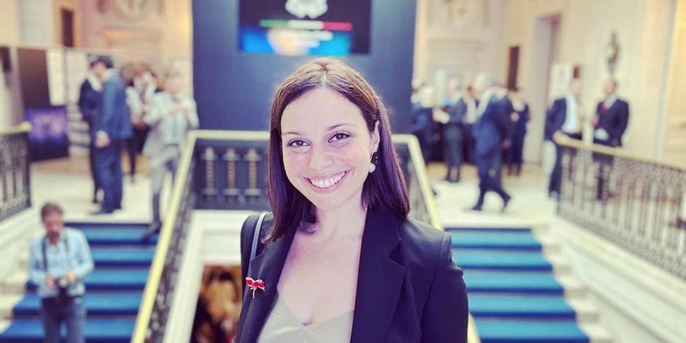 Antonella Fioravanti geridderd in de orde "Stella d'Italia"