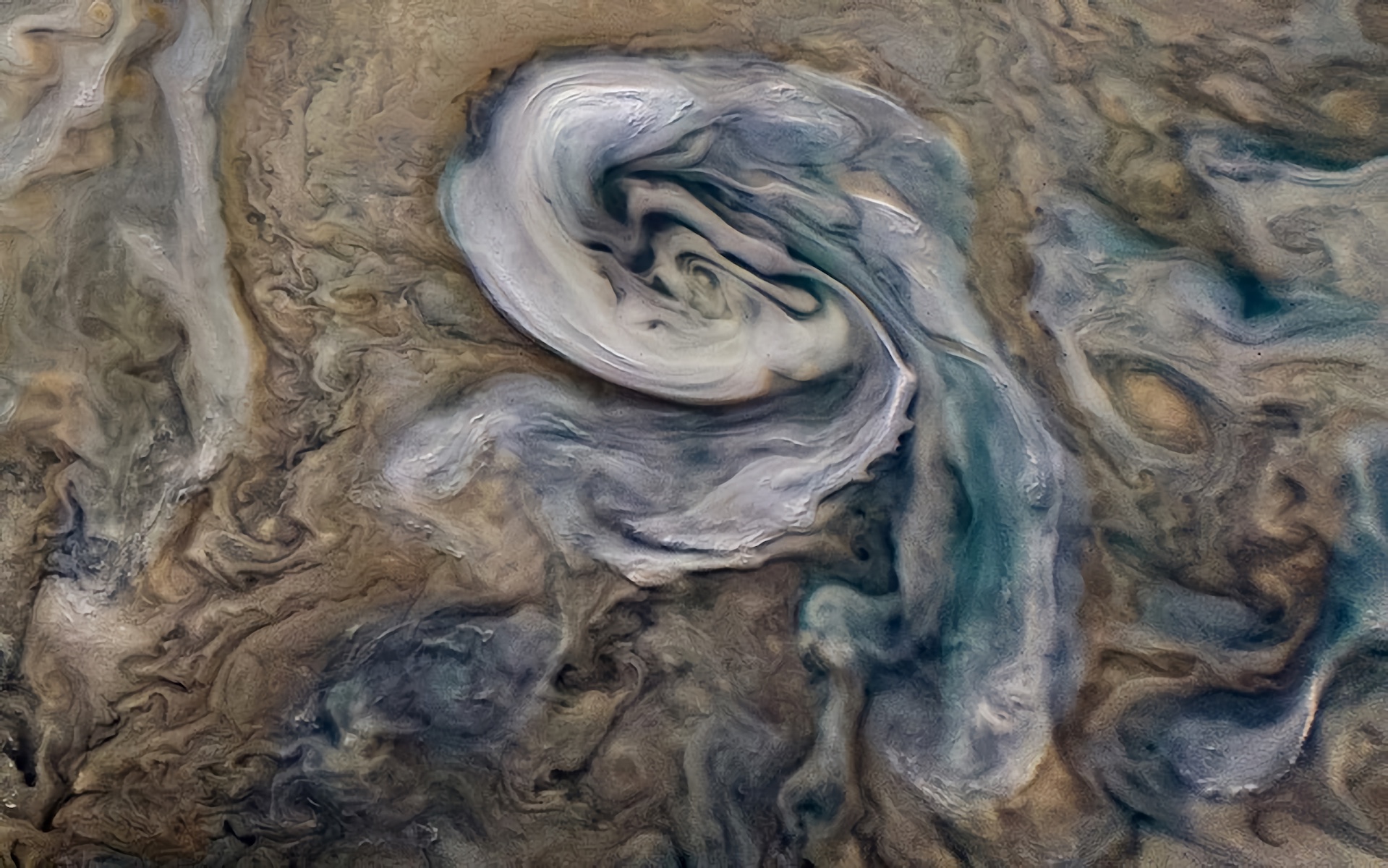 Het weer op Jupiter: ammoniakrijke 'hagel'