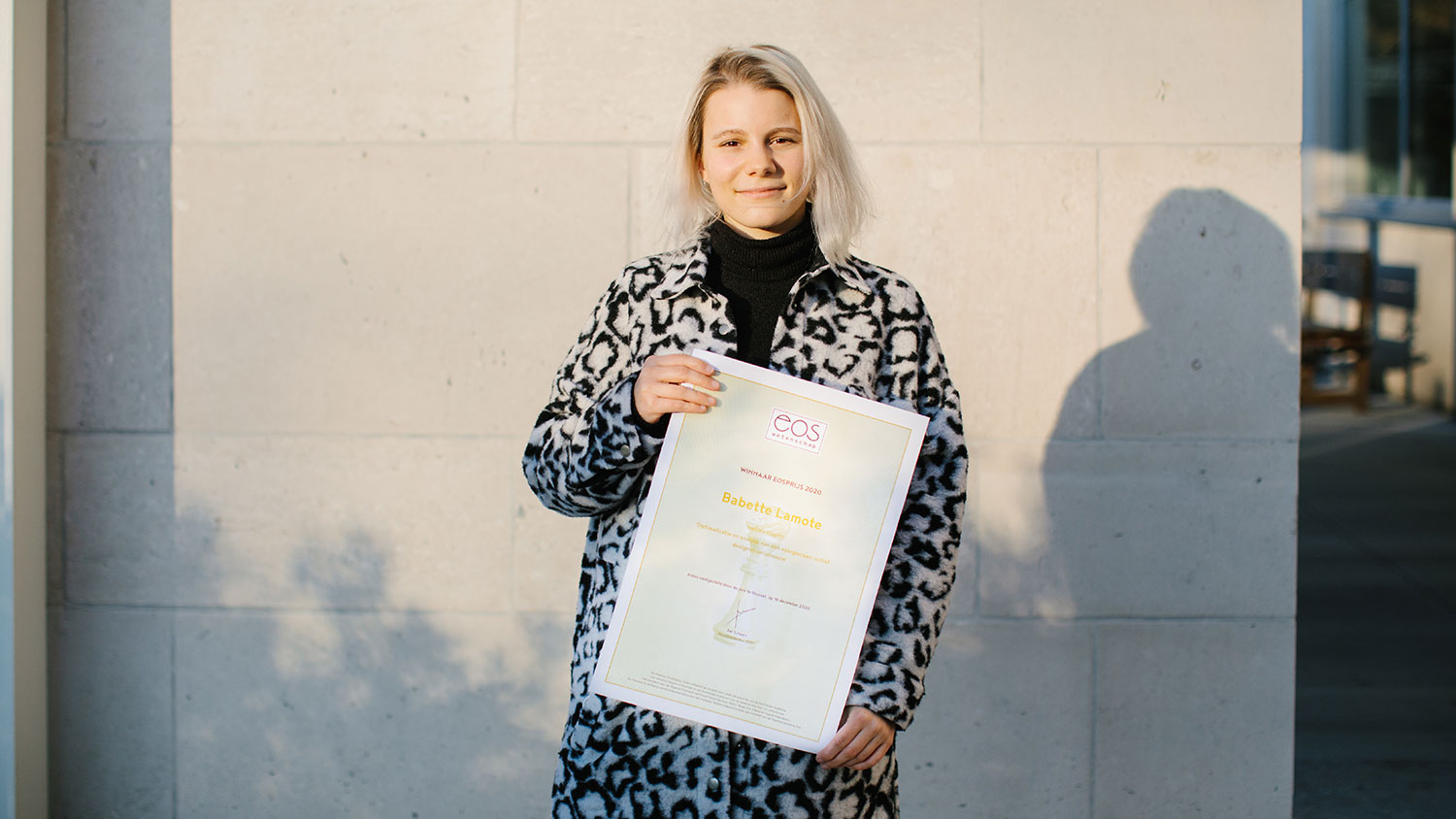 Babette Lamote wint de Eosprijs 2020
