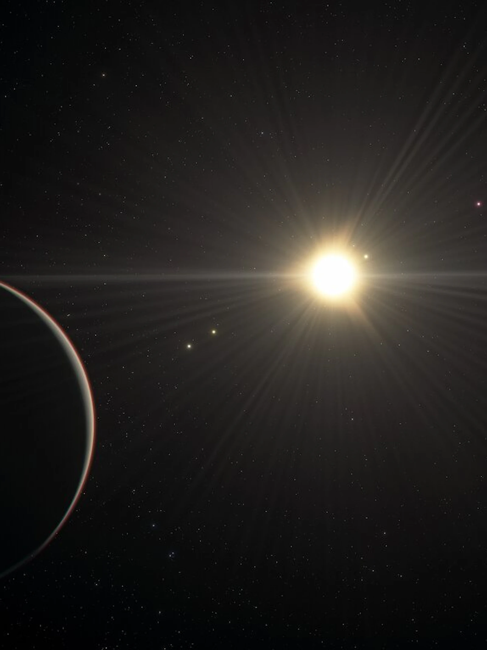 Raadselachtig ritmisch stelsel van zes exoplaneten stelt planeetvormingstheorieën op de proef