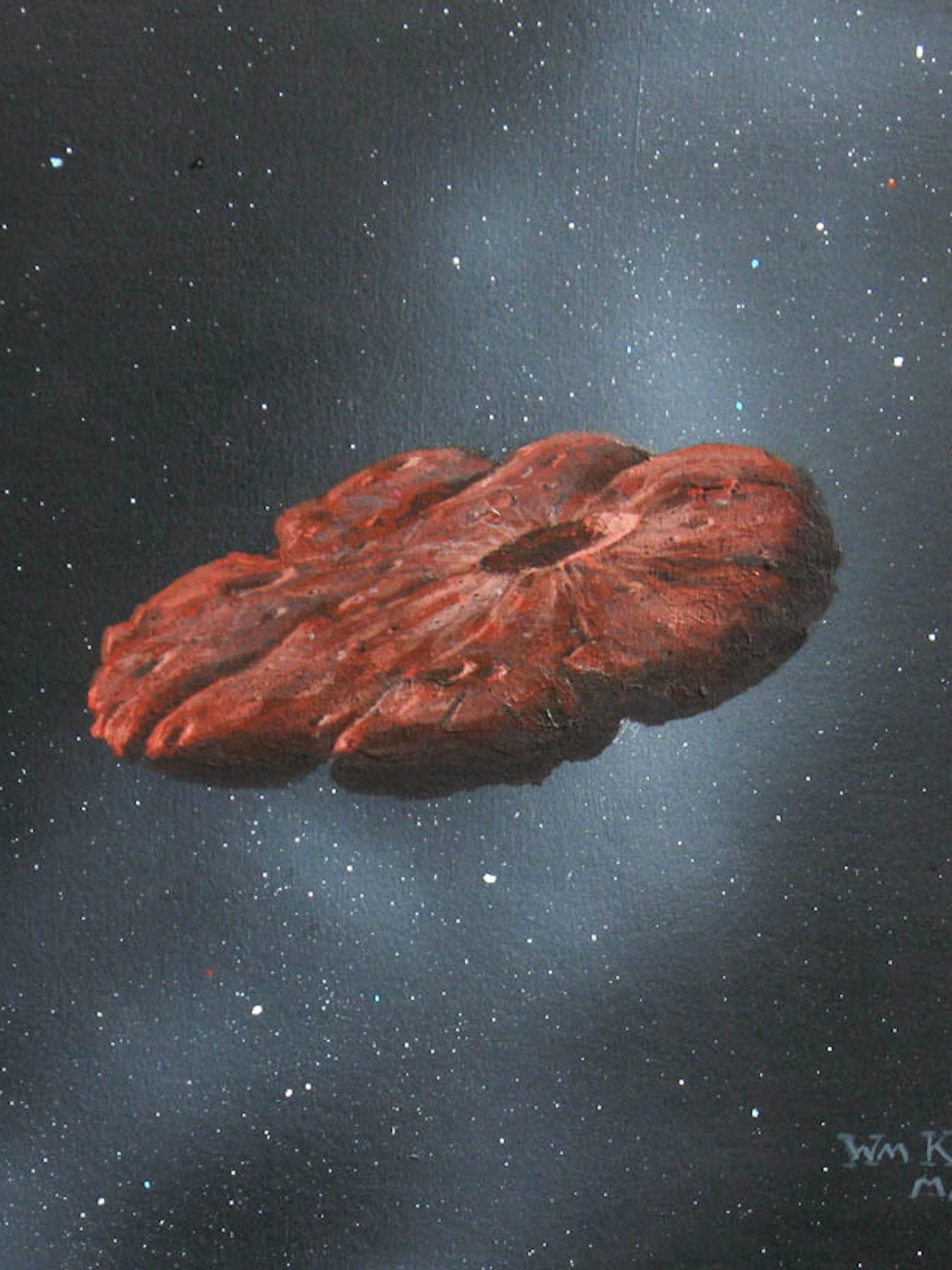 Vreemde interstellaire ‘bezoeker’ bestond uit stikstofijs