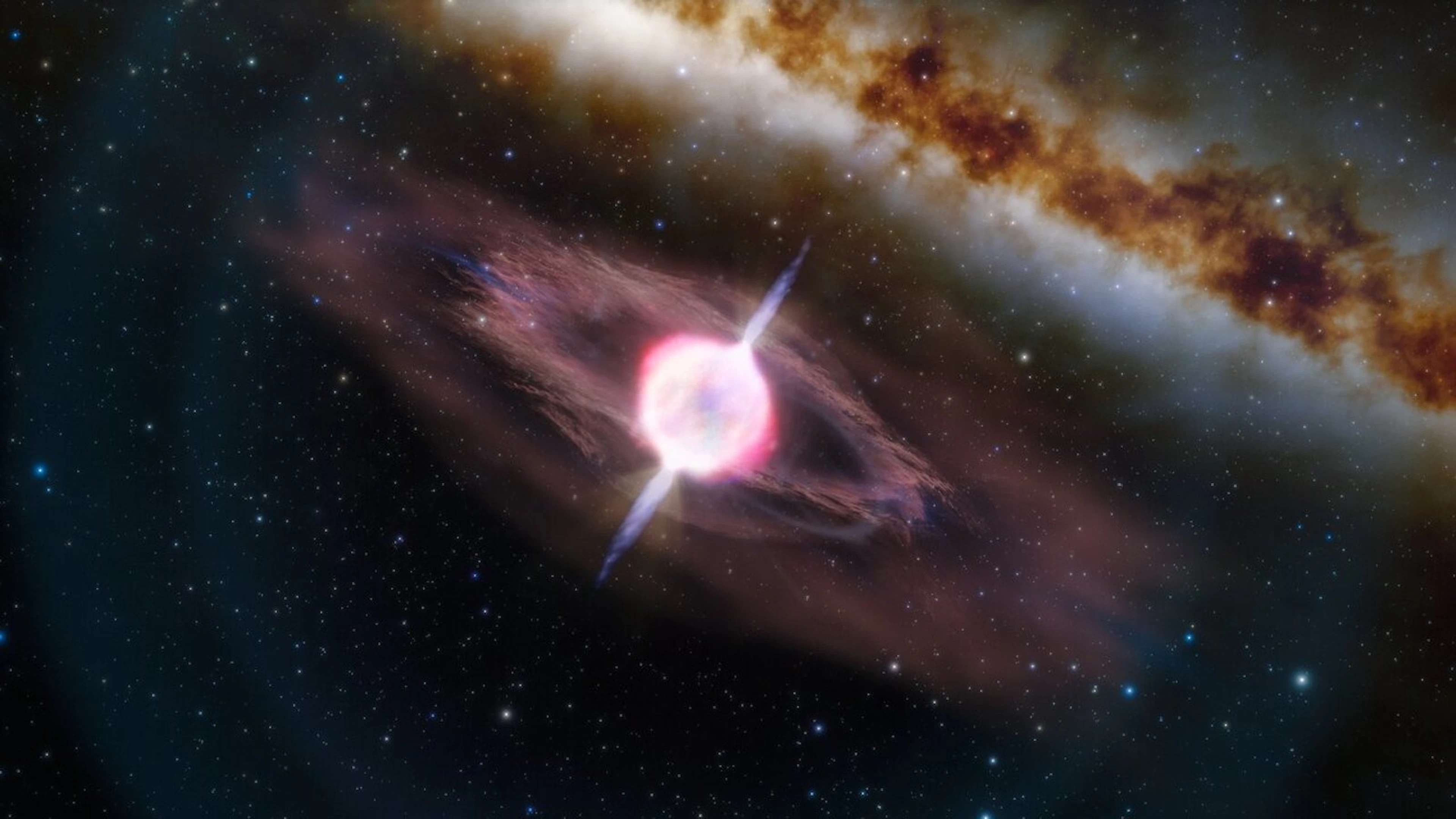 Astronomen nemen opvallend korte gammaflits waar