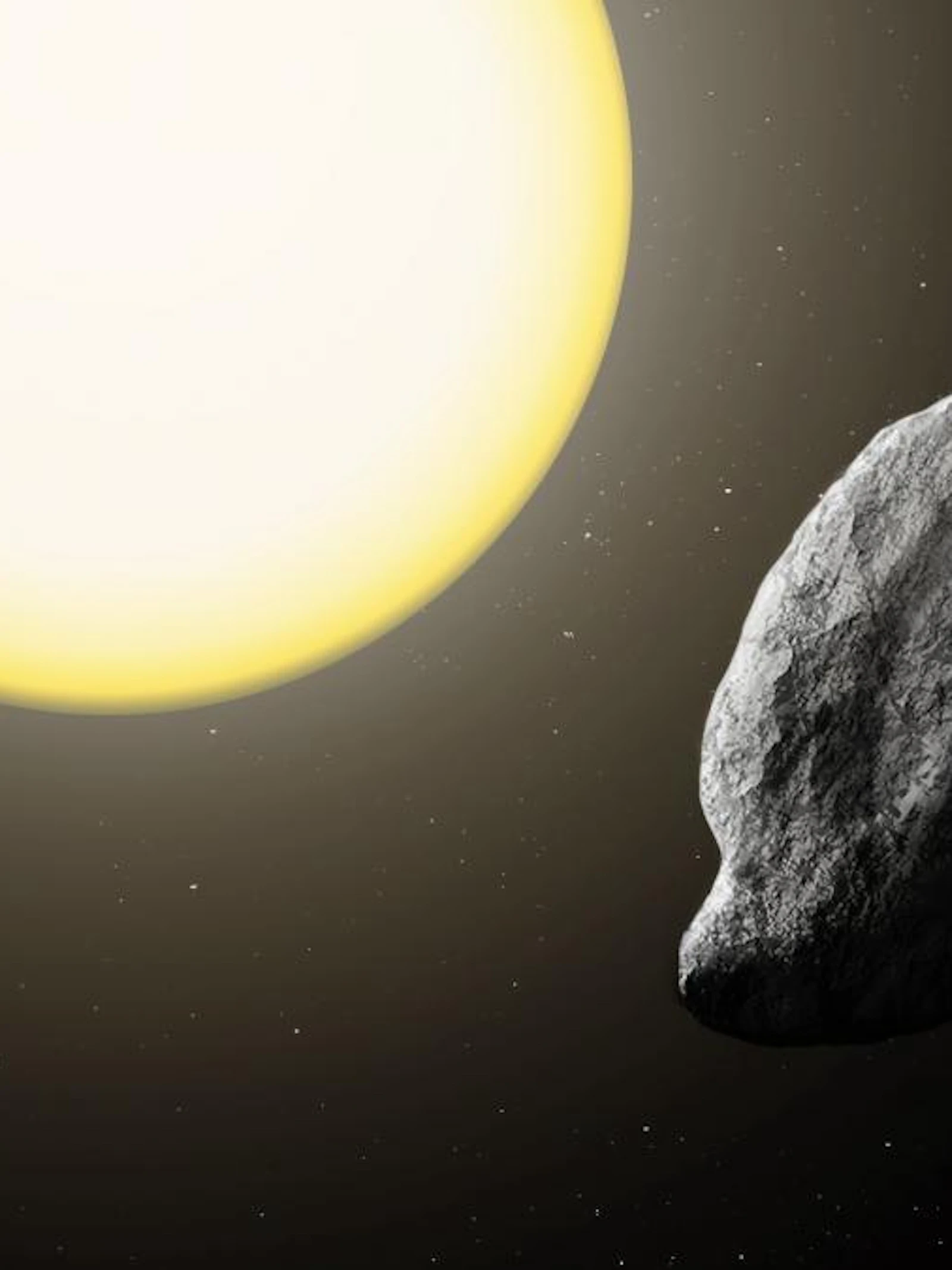 Planetoïde draait in recordtijd om de zon