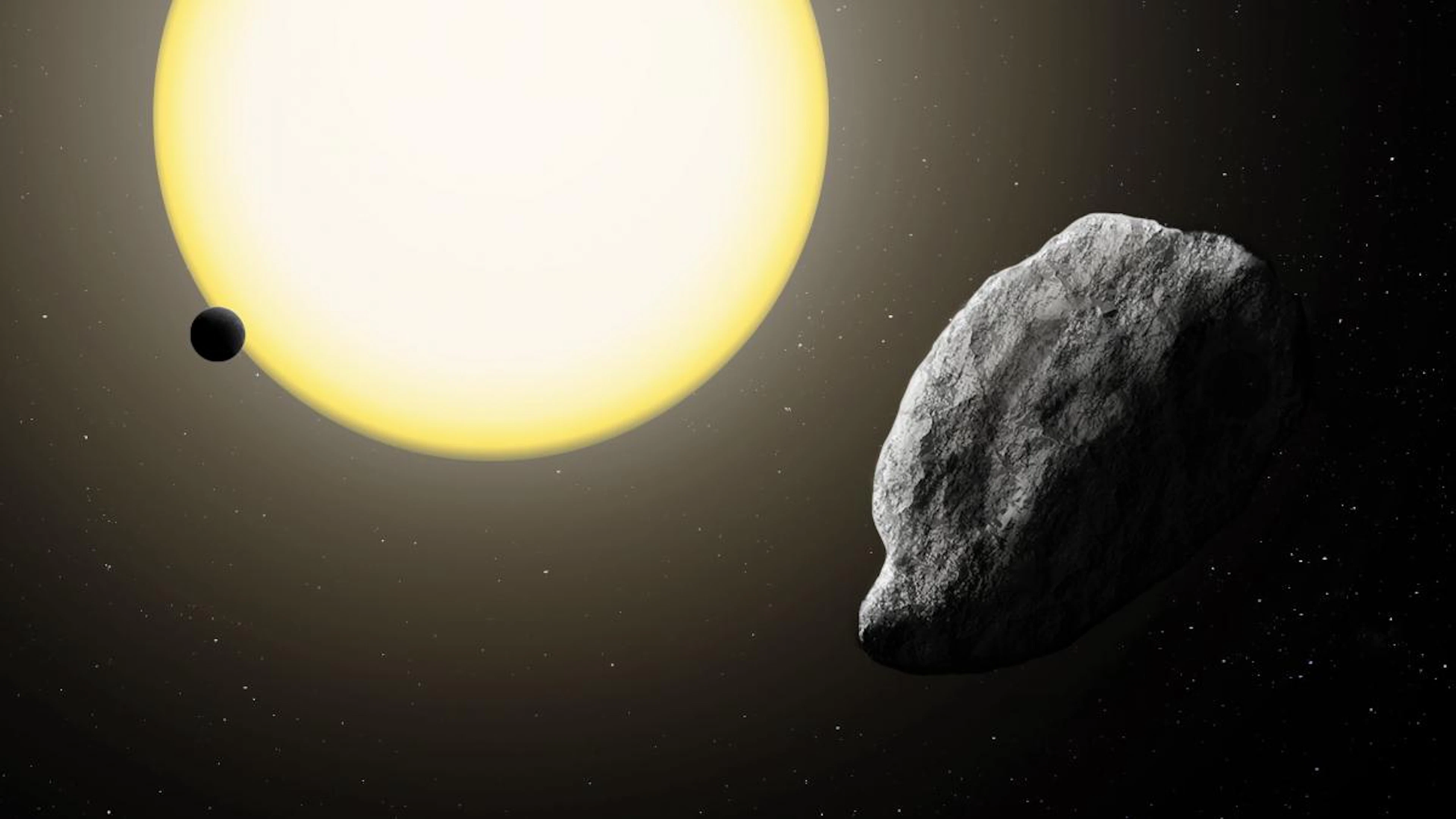 Planetoïde draait in recordtijd om de zon