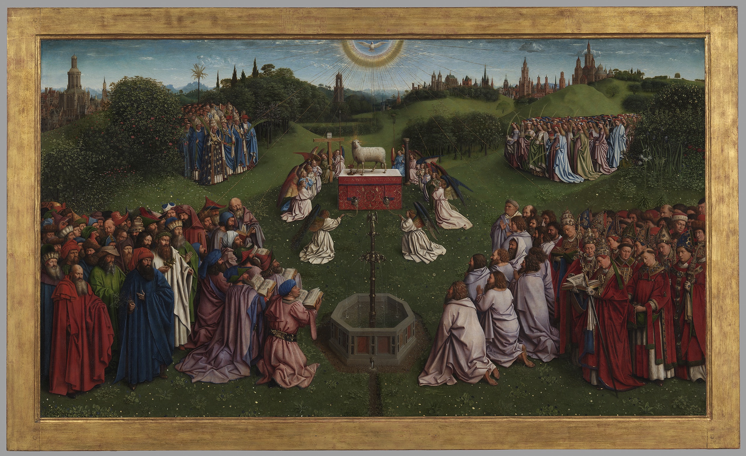 Wie schilderde wat? Nieuw onderzoek onthult precieze aandeel van Hubert en Jan Van Eyck in Lam Gods