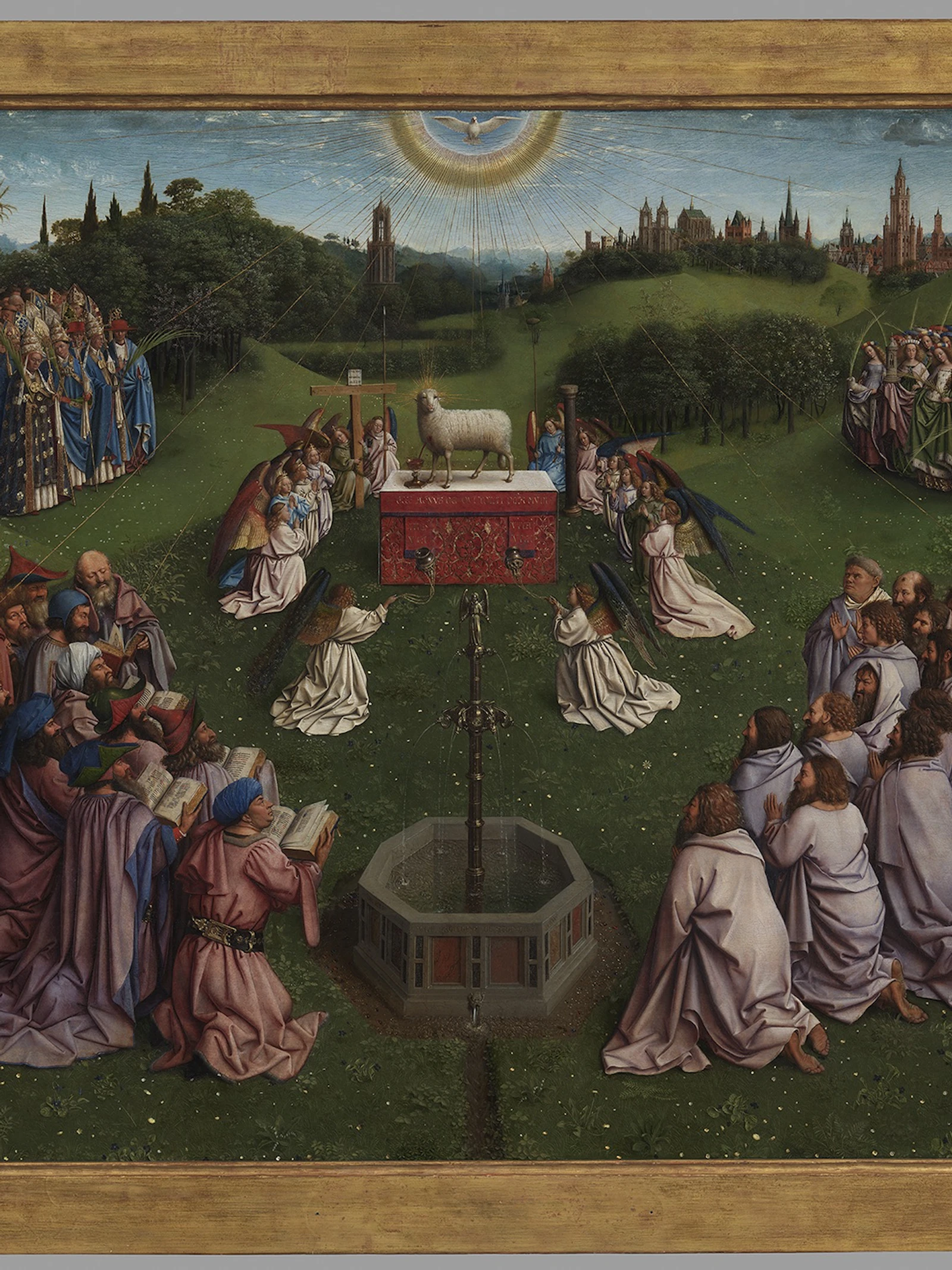 Wie schilderde wat? Nieuw onderzoek onthult precieze aandeel van Hubert en Jan Van Eyck in Lam Gods