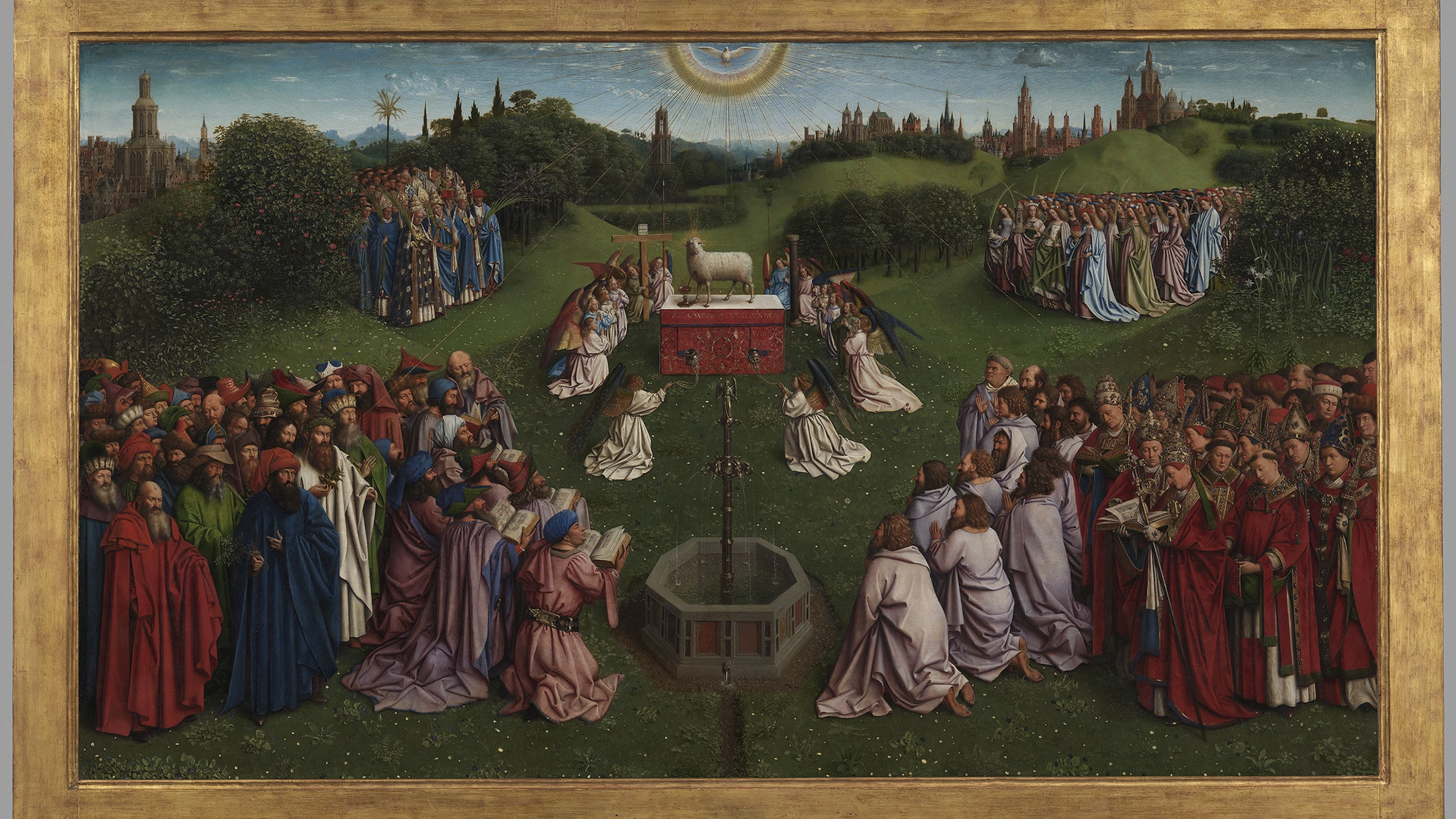 Wie schilderde wat? Nieuw onderzoek onthult precieze aandeel van Hubert en Jan Van Eyck in Lam Gods