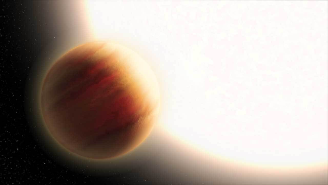 Telescoop meet zuurstof en koolstof in atmosfeer van exoplaneet WASP-77Ab