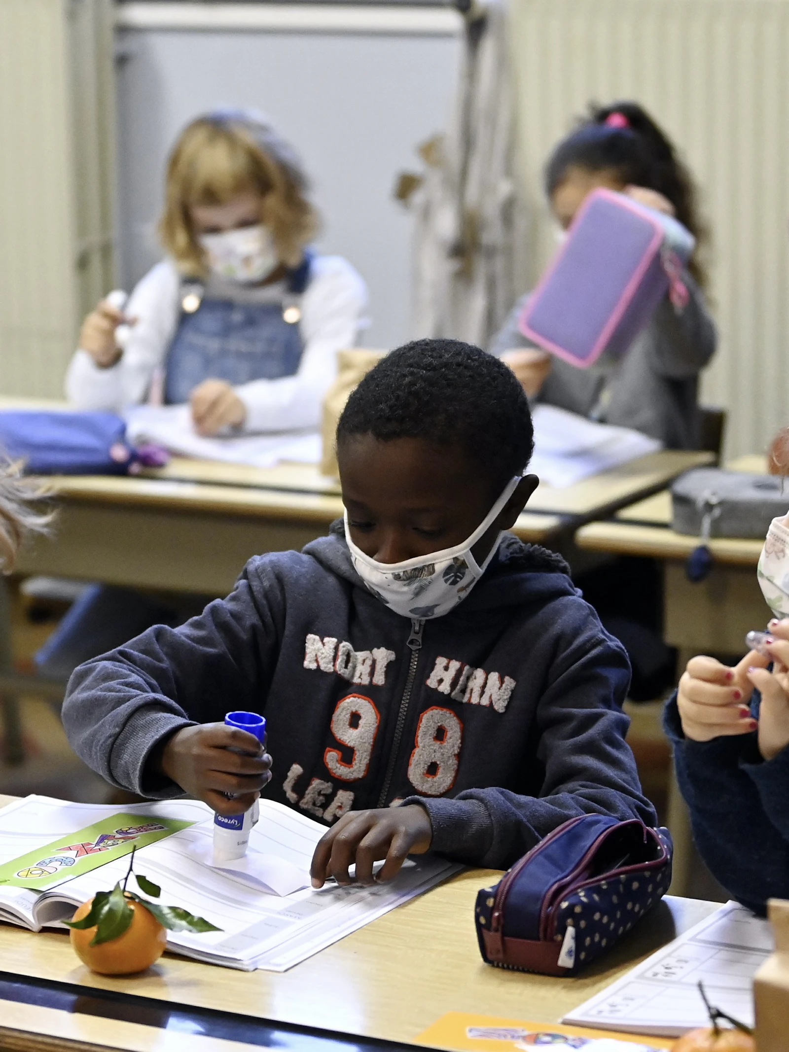 Mondmaskers zijn onschadelijk voor kinderen