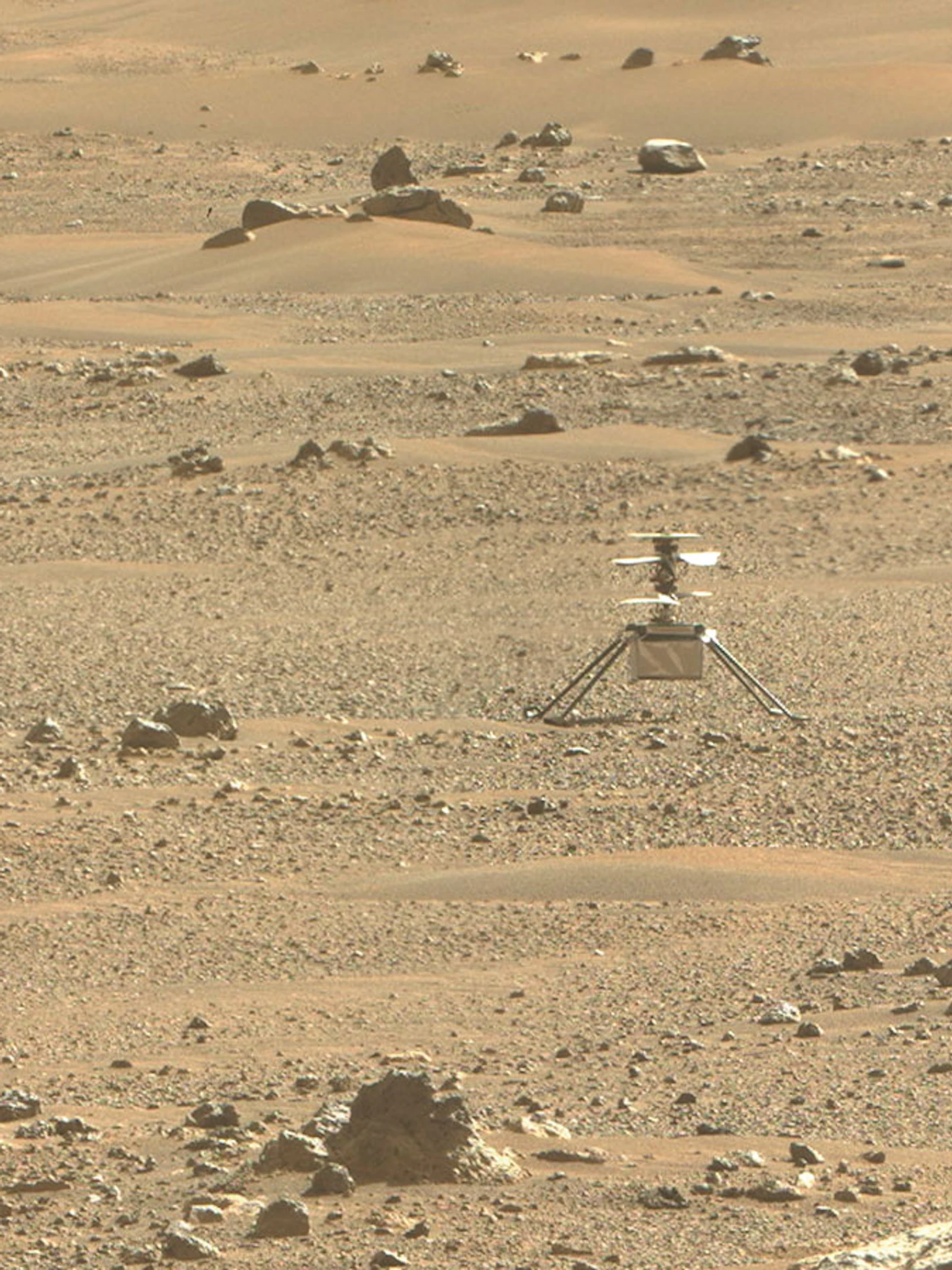 ‘Helikoptervlucht op Mars’