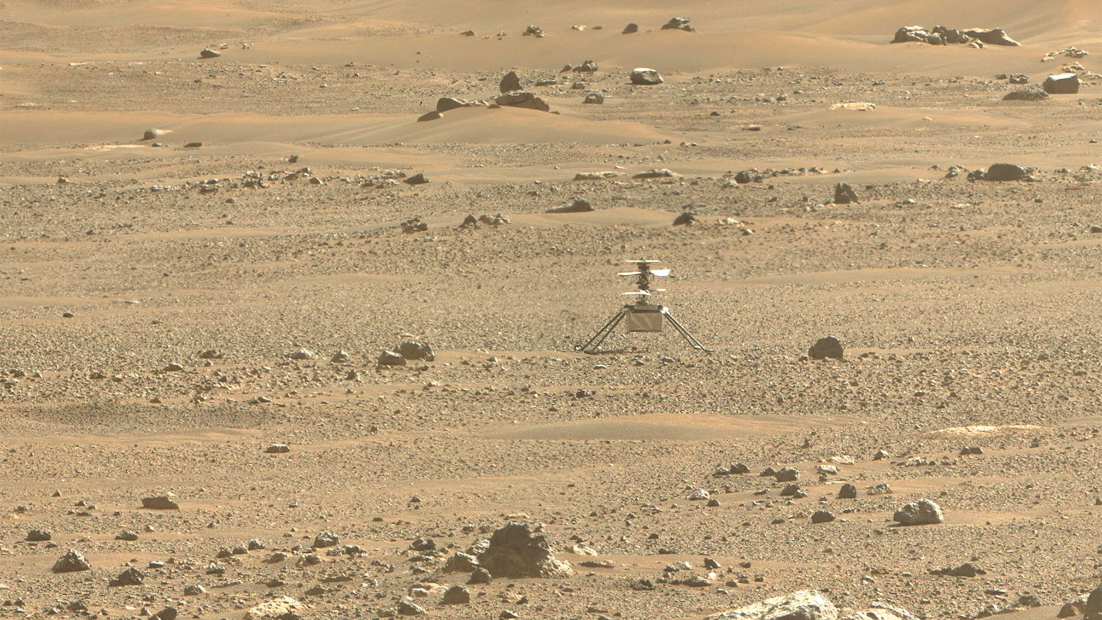 ‘Helikoptervlucht op Mars’