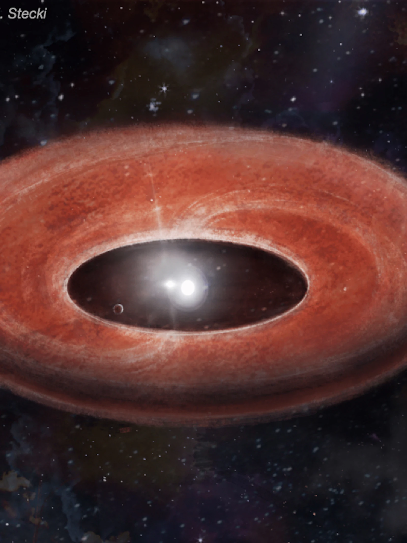 Zelfs stervende sterren kunnen nog planeten baren