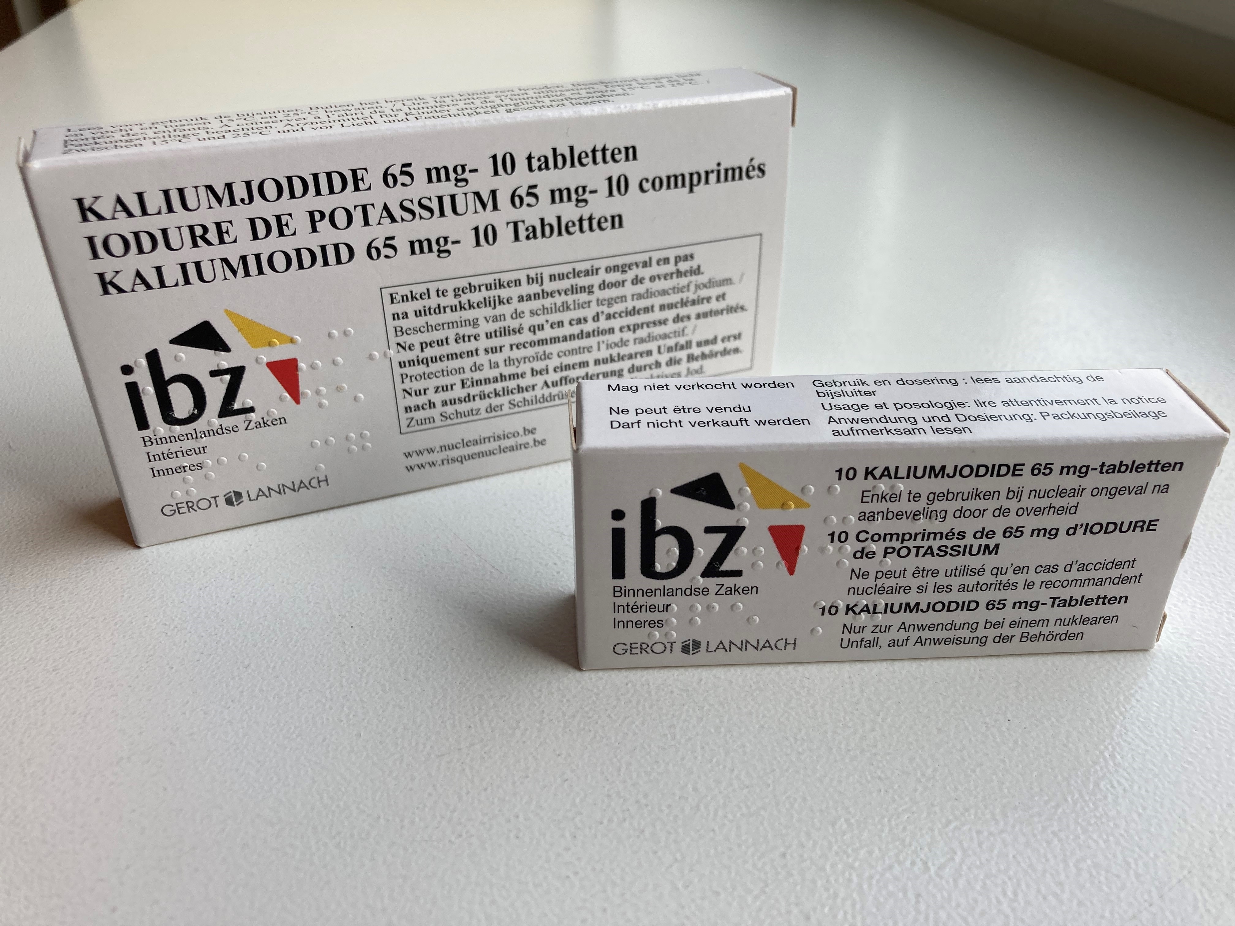 Zijn jodiumtabletten zinvol?