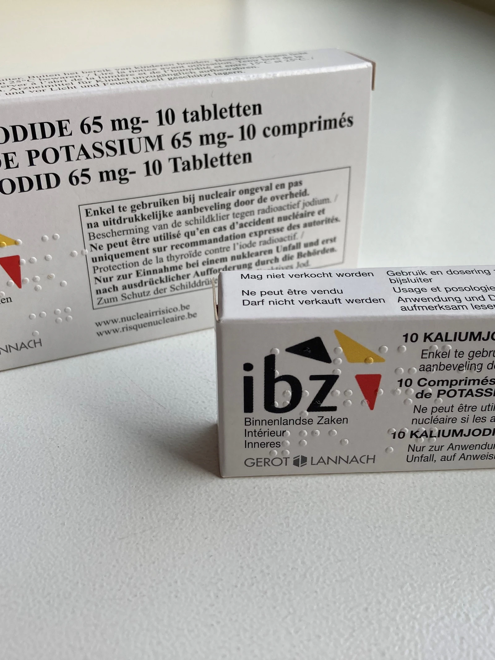 Zijn jodiumtabletten zinvol?