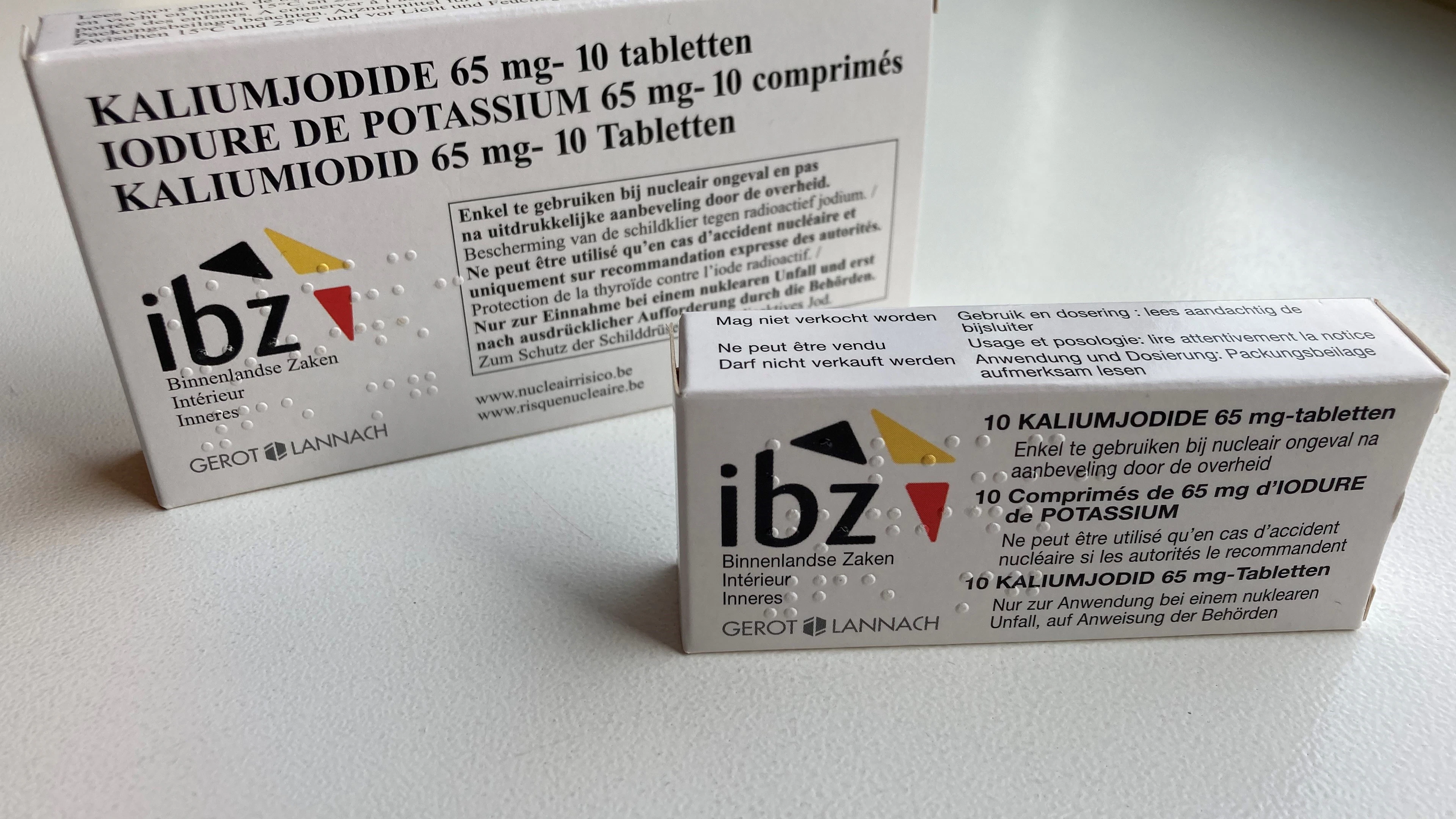 Zijn jodiumtabletten zinvol?