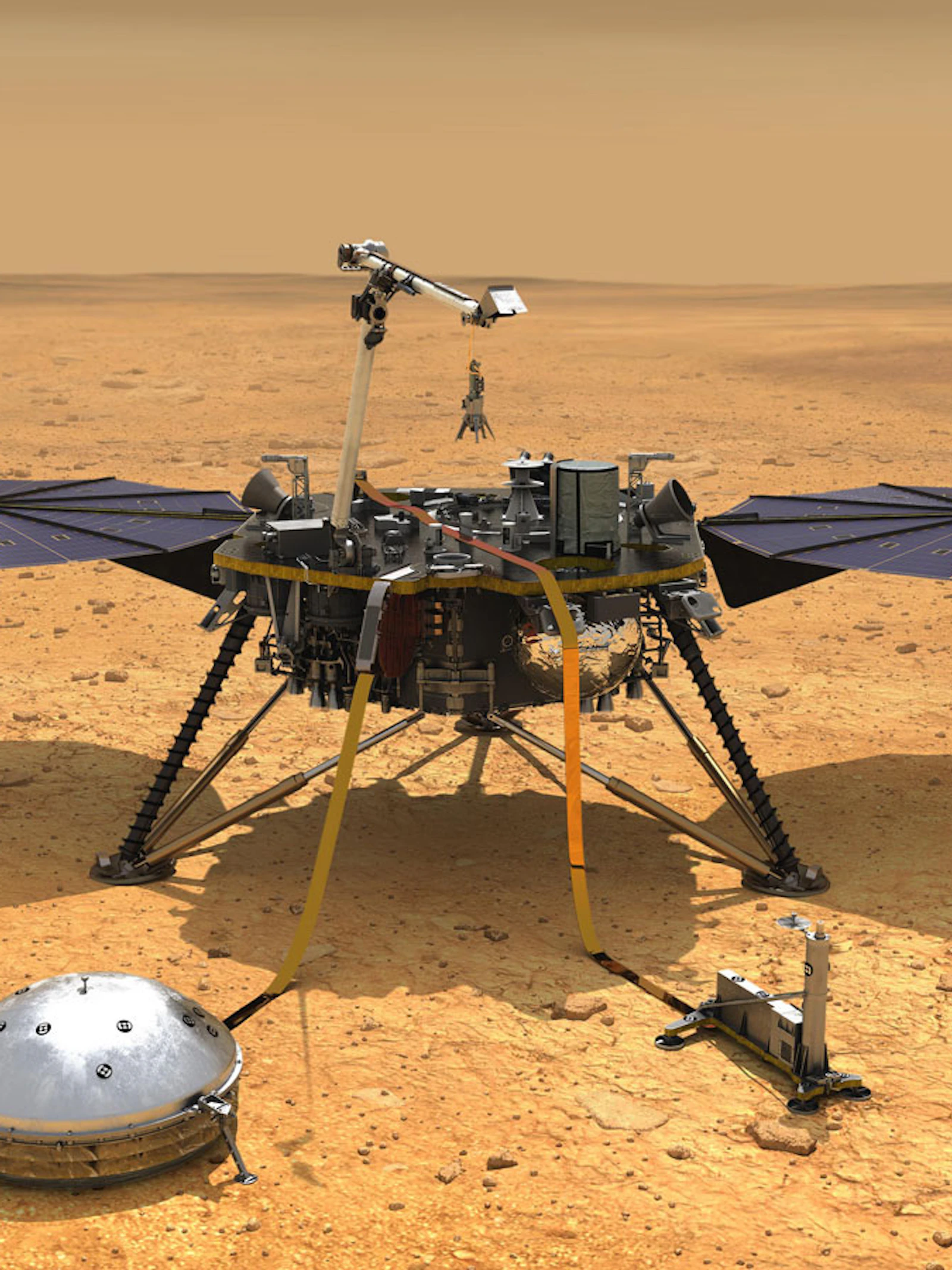 Zwaarste beving ooit geregistreerd op Mars